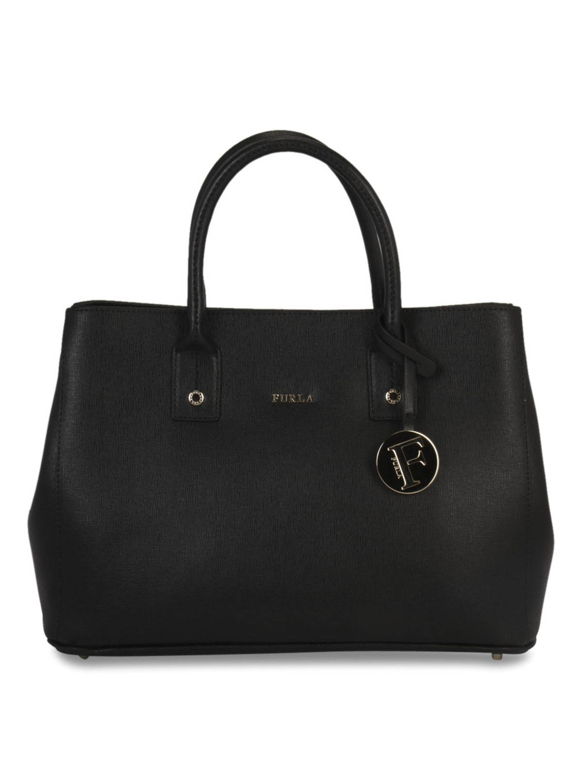 Furla Linda saffiano bag - Black - Women|BDR5ONYX | thebs.com