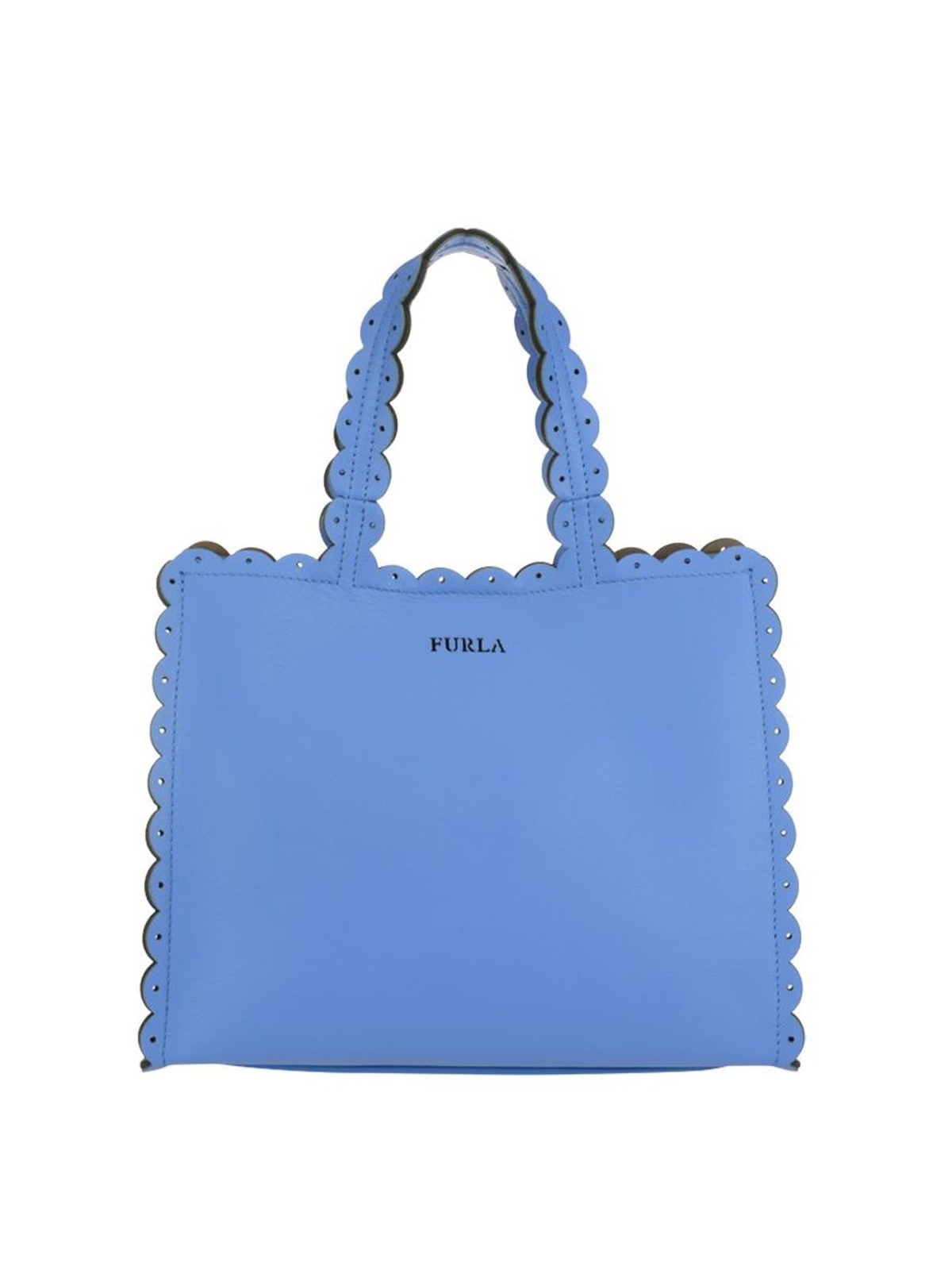 Totes bags Furla - Merletto light blue small tote - 941709