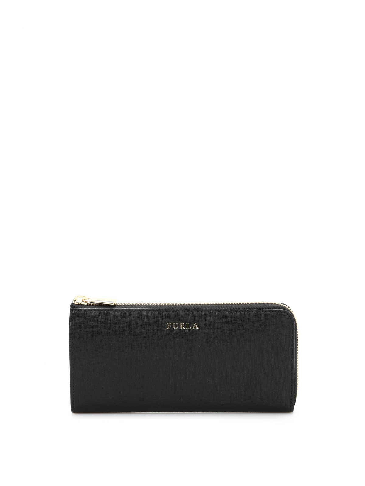 Furla Babylon saffiano leather wallet - Black - Women|755233BLACK