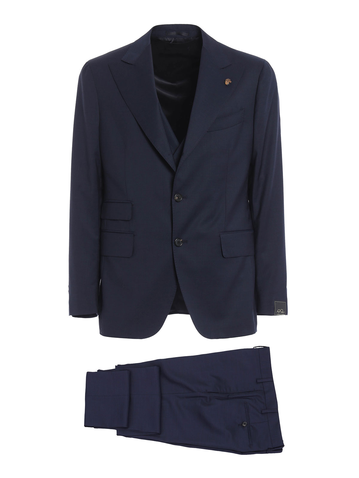 Formal suits Gabriele Pasini - Three-piece wool and cashmere suit ...