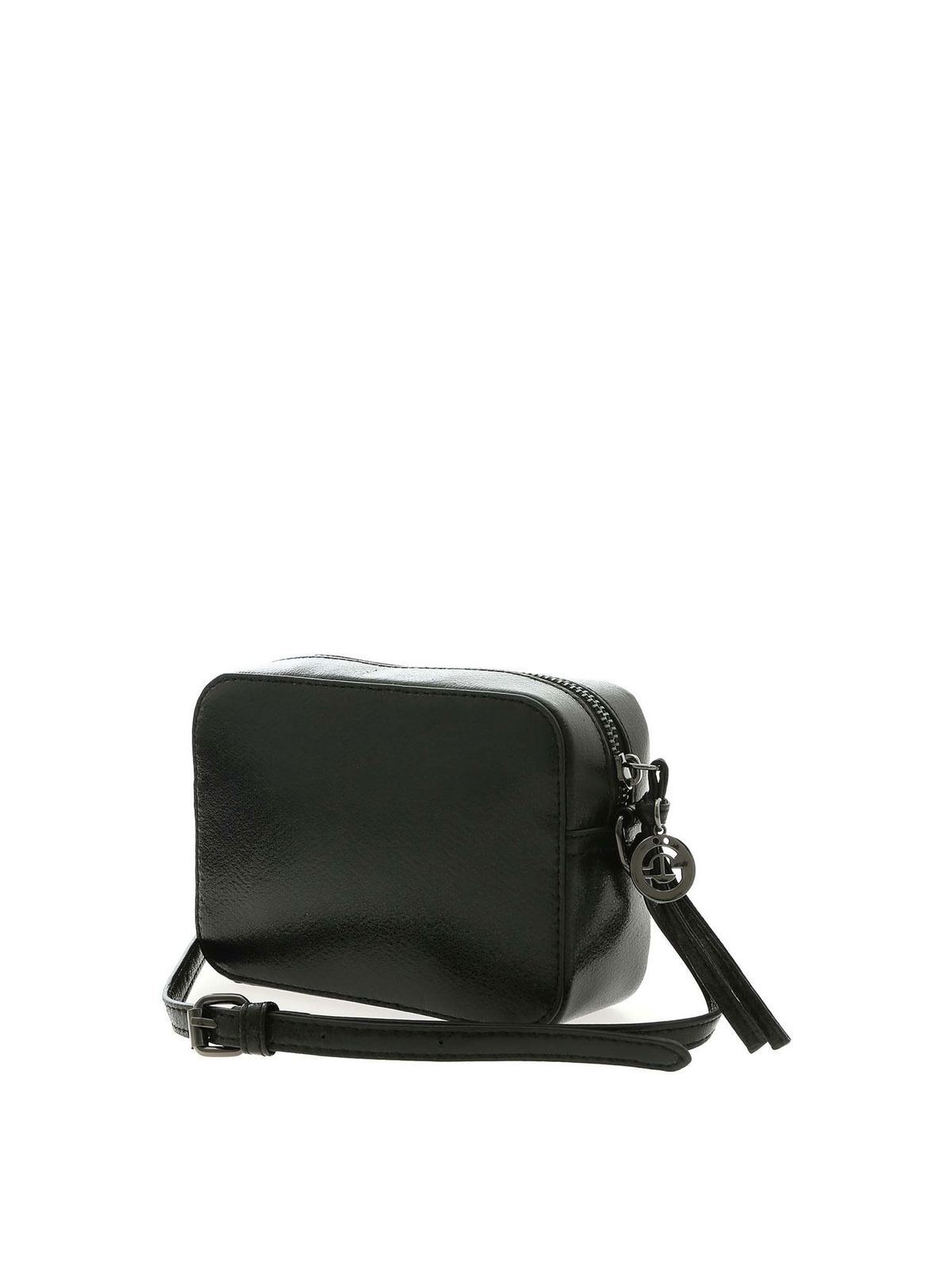 Cross body bags Gaelle Paris - Logo shoulder bag in black - GBDA1876NERO