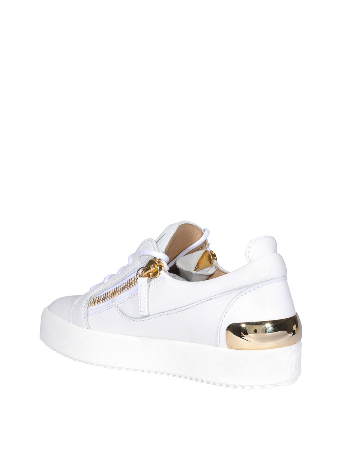 Forsvinde Smidighed Tredive Trainers Giuseppe Zanotti - Gail Steel leather sneakers - RW90051006