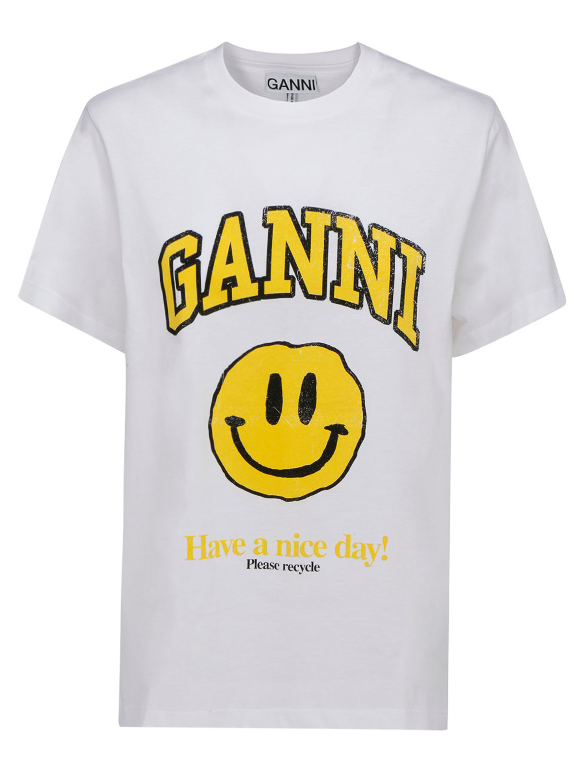 Tシャツ Ganni - Tシャツ - 白 - T2731151 | THEBS [iKRIX]