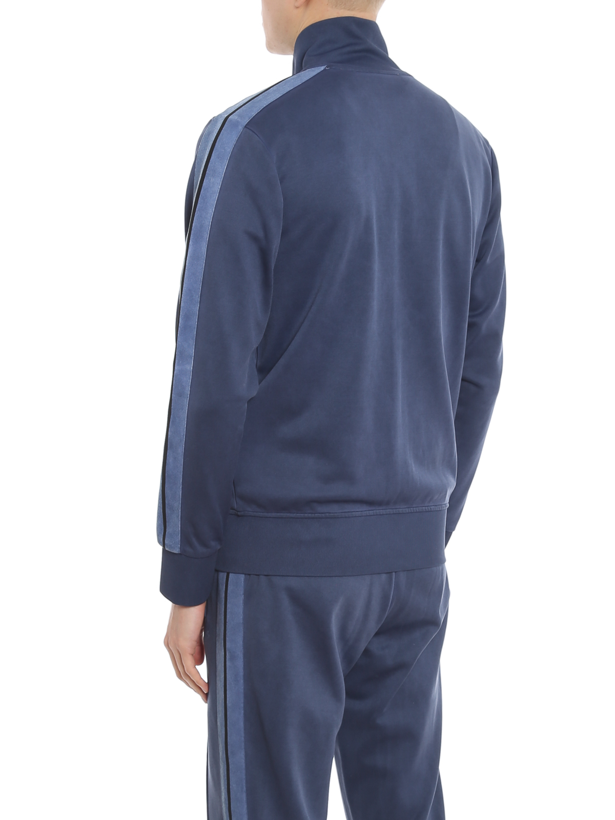 Palm Angels Garment dyed sweatshirt - Blue