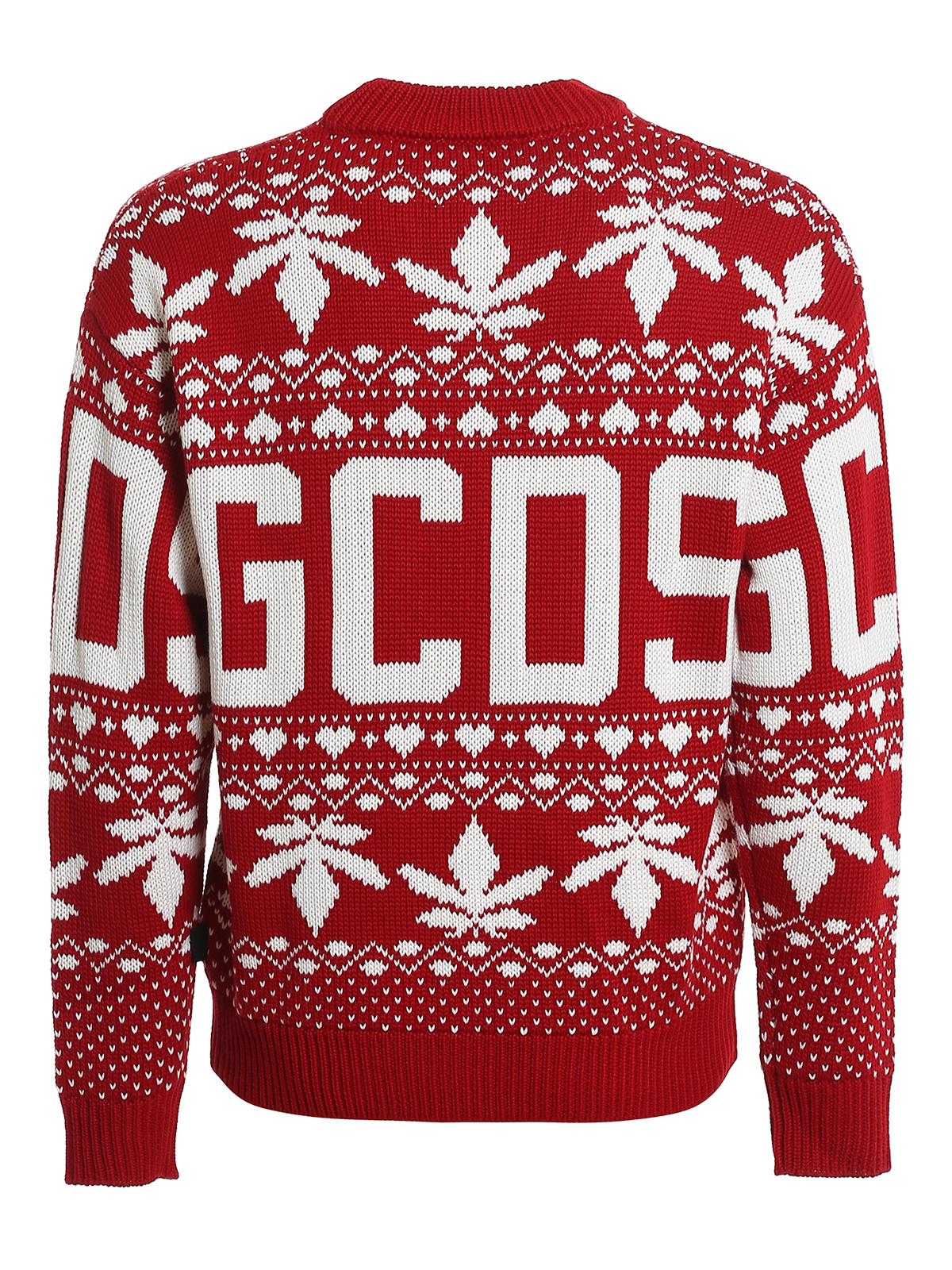 Shop Gcds Wool Blend Christmas Sweater In Red