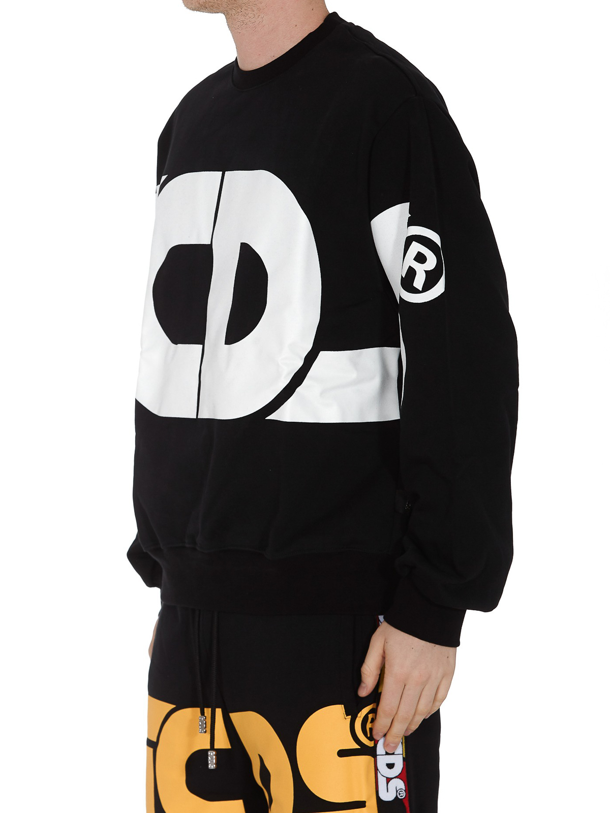 Gcds Men's Hoodie with Logo - Black - Hoodies