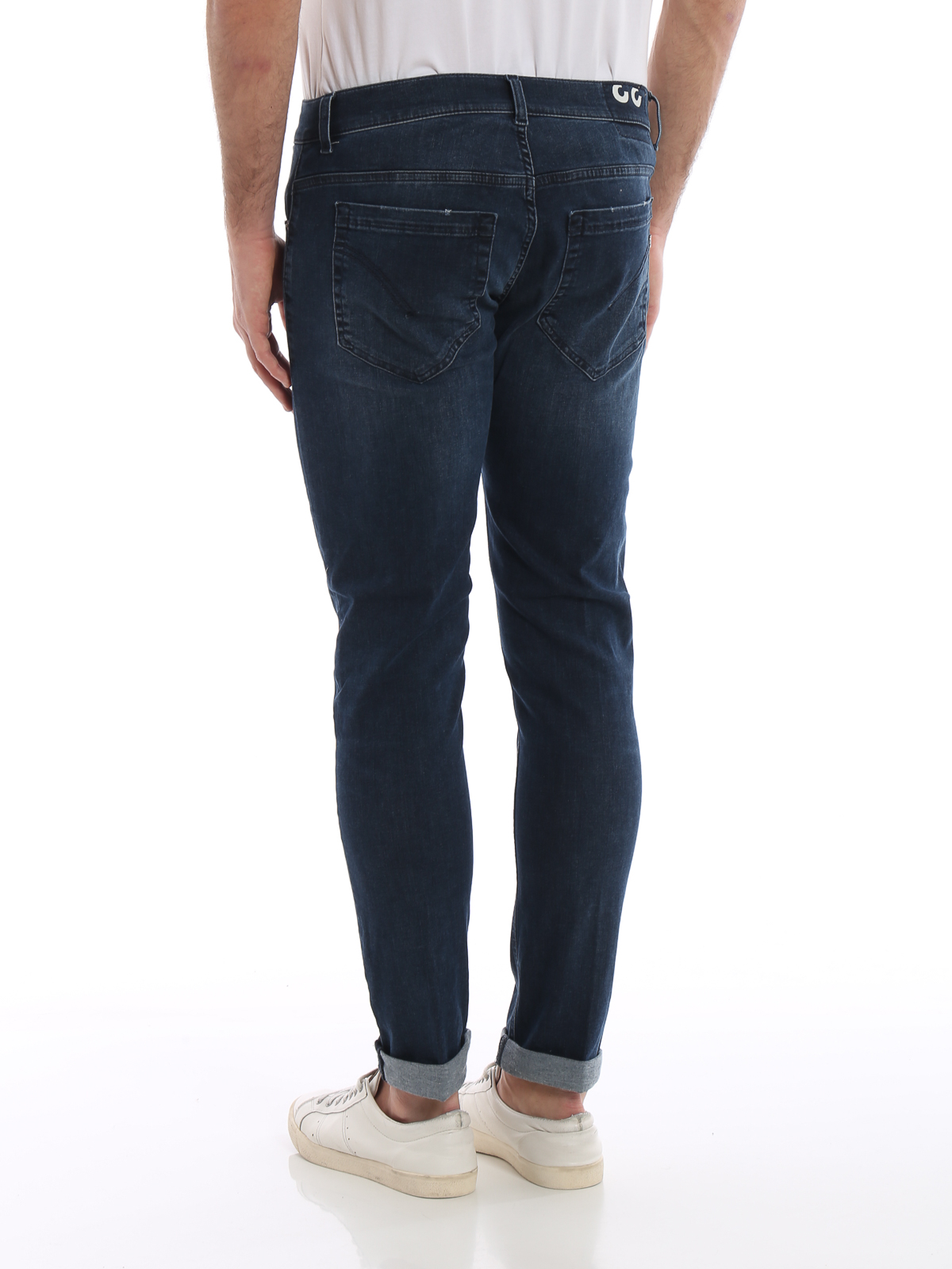 Straight leg jeans Dondup - George skinny fit stretch denim jeans