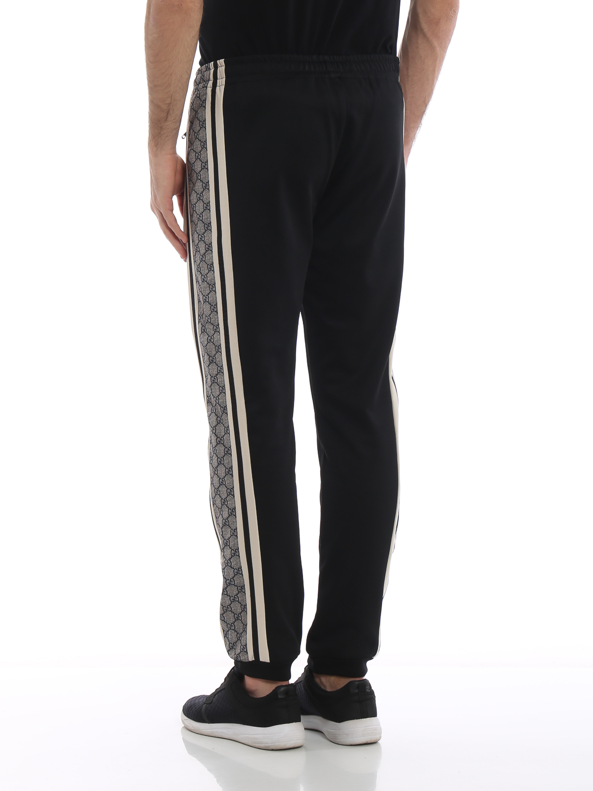 Technical Track Pants - Black With Rope | Night Addict