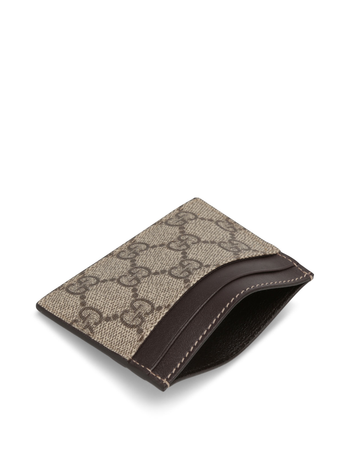 Wallets & purses Gucci - GG Supreme card case - 233166KGD6R9643