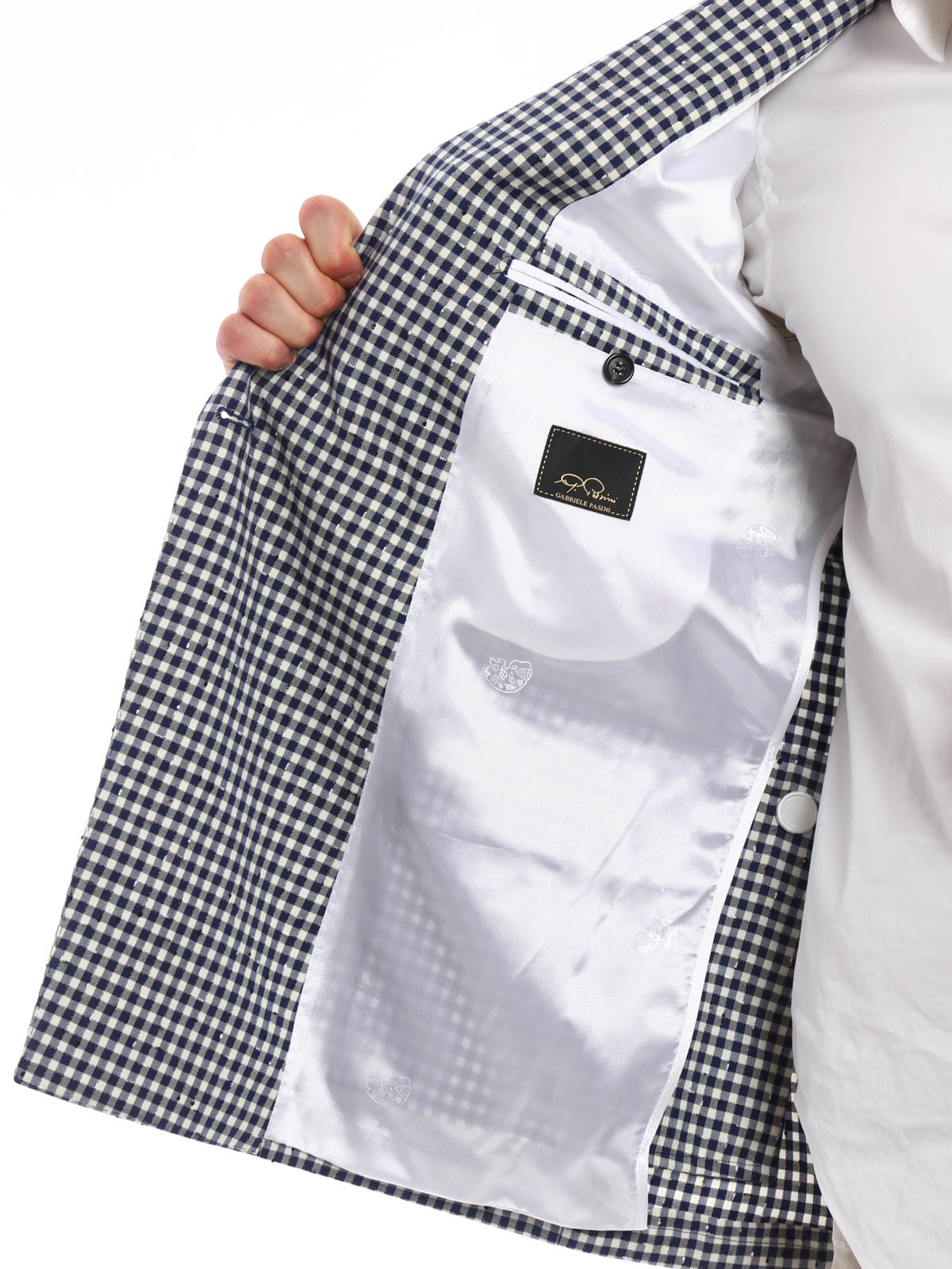 Gabriele Pasini Gingham light wool blazer - Men|G60021G641620
