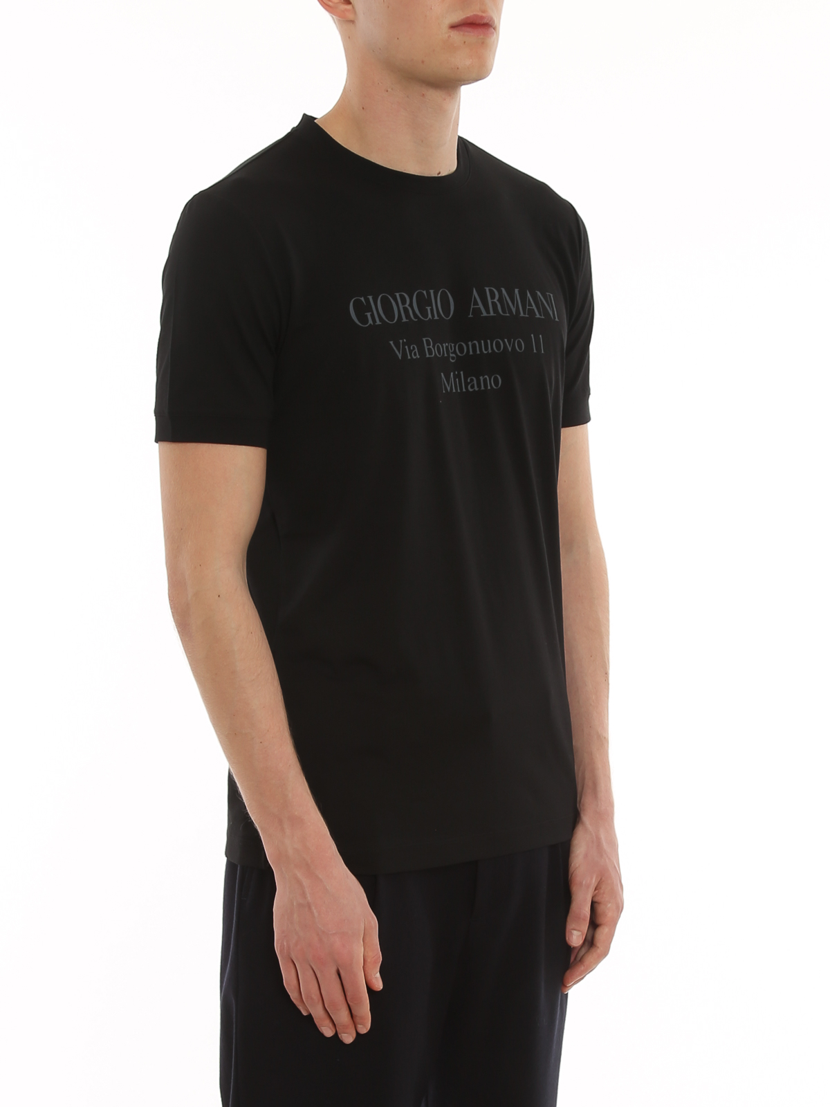 T-shirts Giorgio Armani - Logo printed T-shirt - 3GST57SJMCZUC99