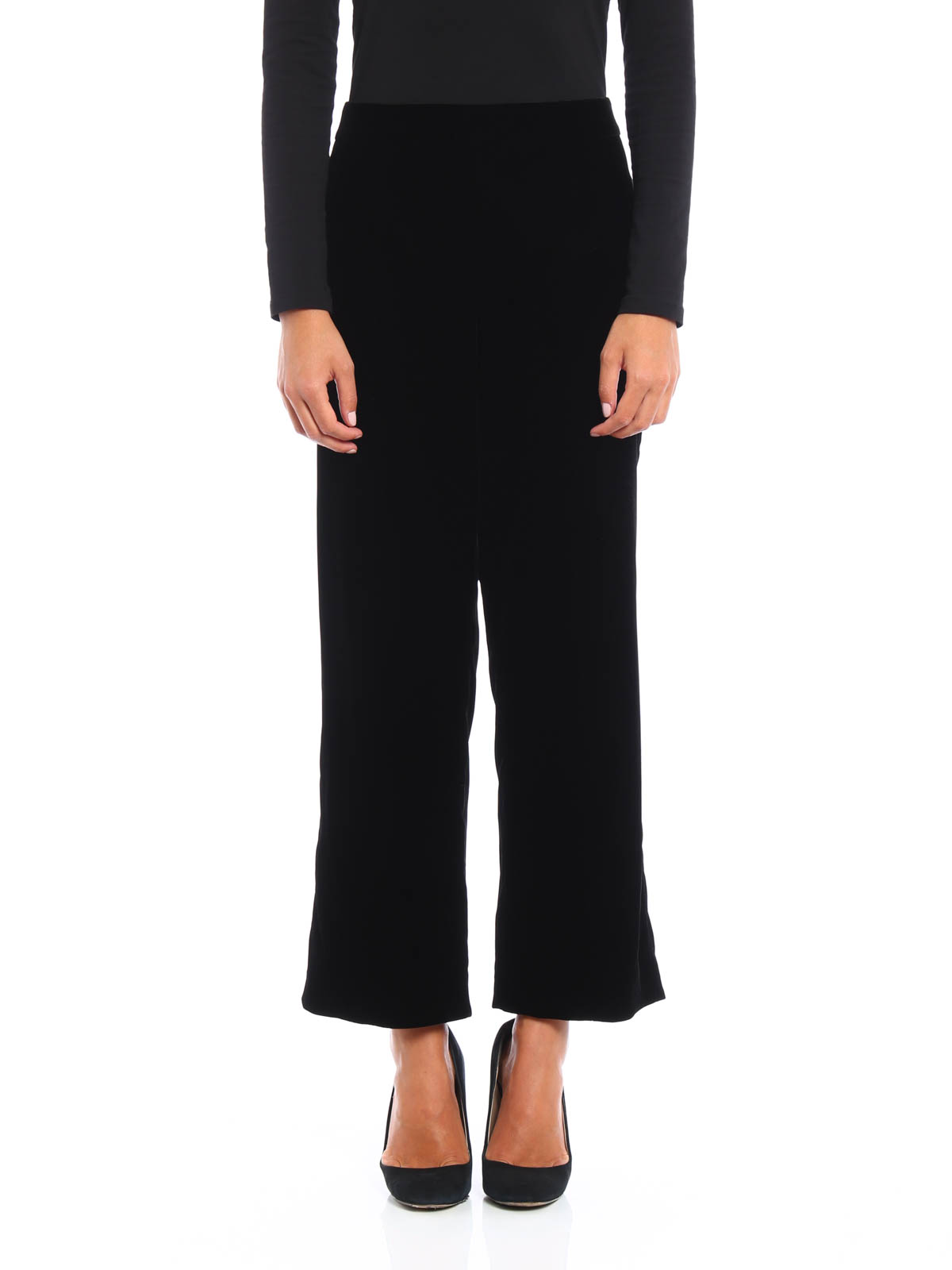 Velvet Slim Trousers | Trousers pattern, Linen trouser pants, Slim trousers