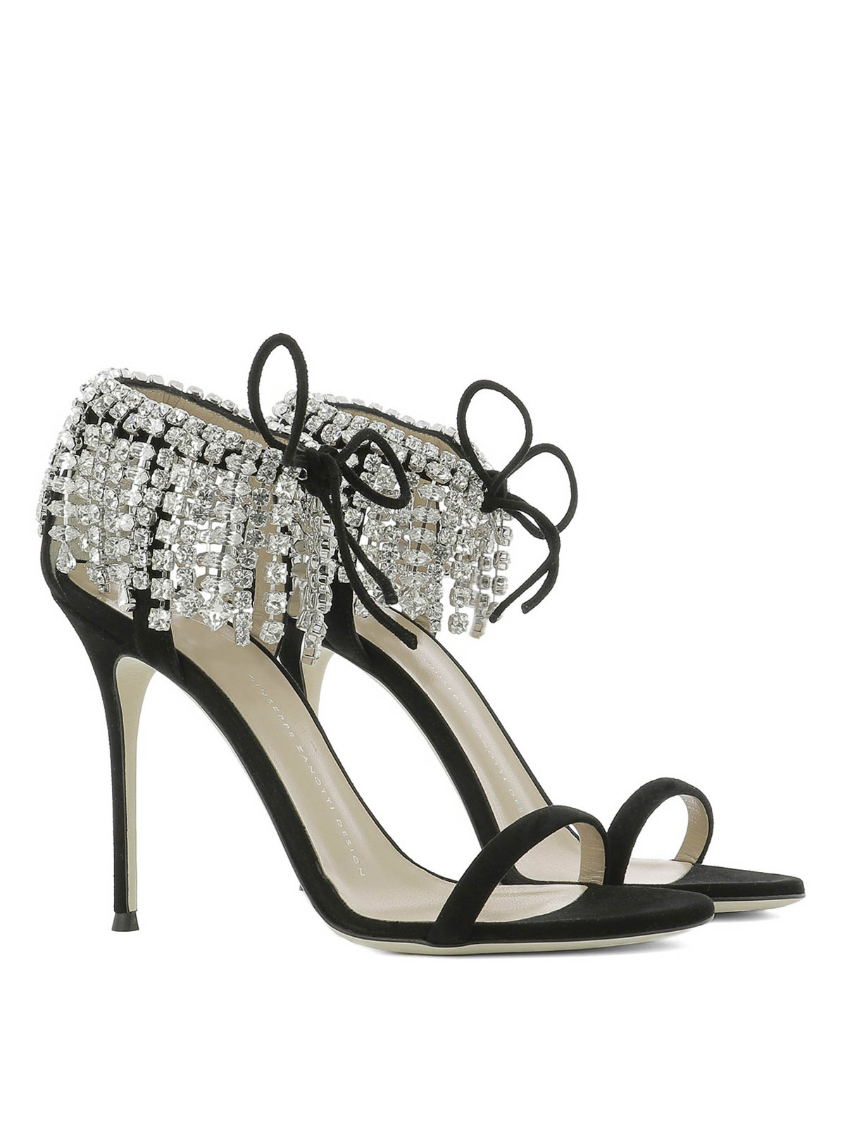 mock civile Merchandiser Sandals Giuseppe Zanotti - Carrie Crystal embellished sandals - E70109001