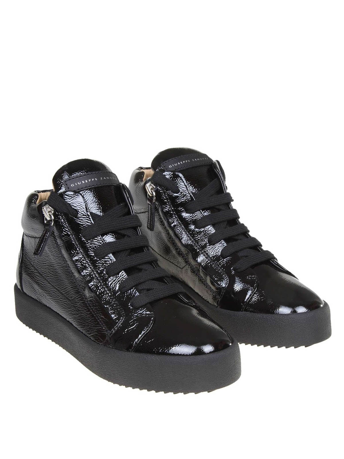 Trainers Giuseppe Zanotti Justy patent leather sneakers RW90012002