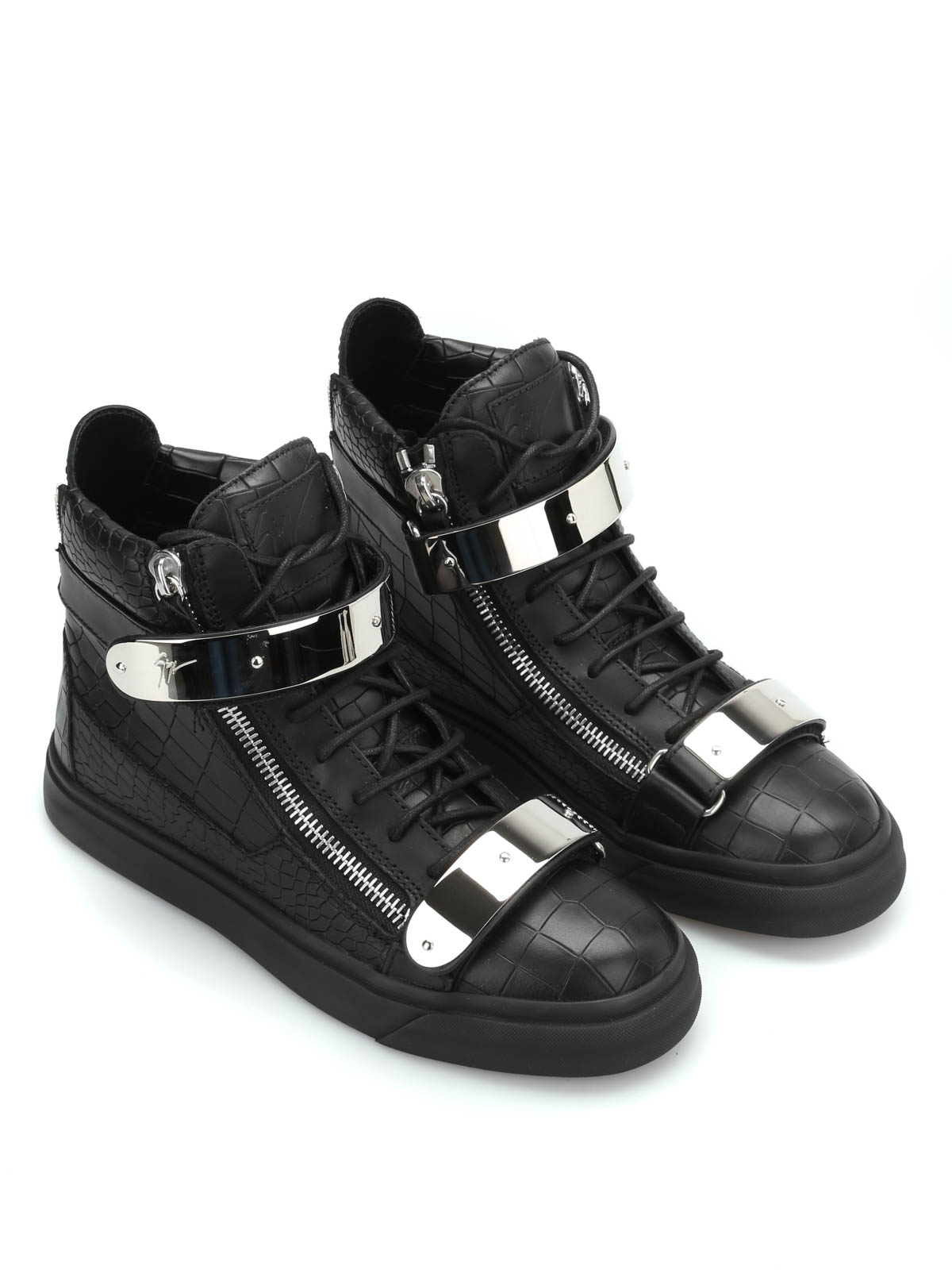 Trainers Zanotti High-top leather sneakers RU5006003