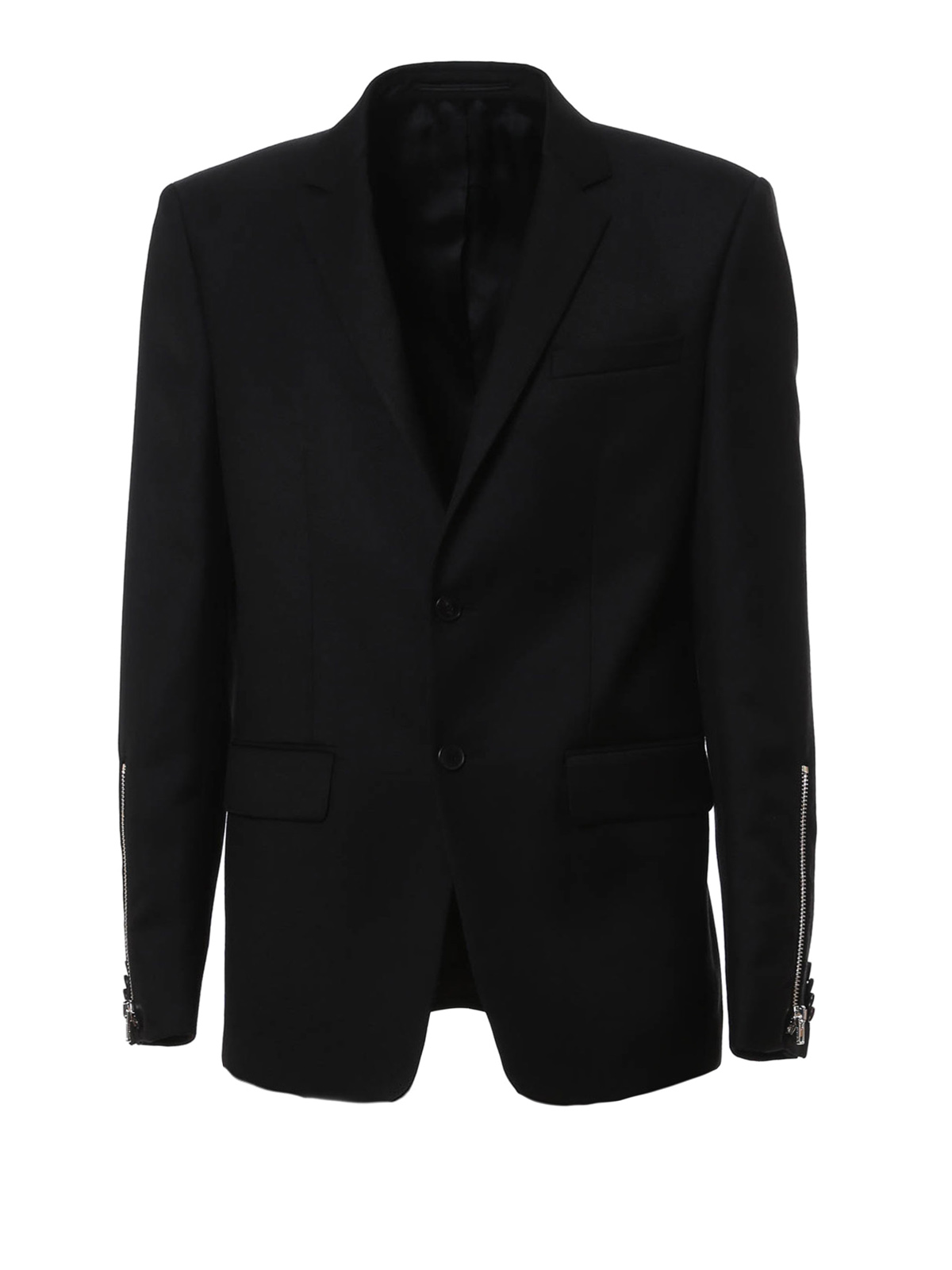 ジャケット Givenchy Black Stretch Wool Blend Blazer Givenchy Black stretch wool blend blazer for Men Online USA
