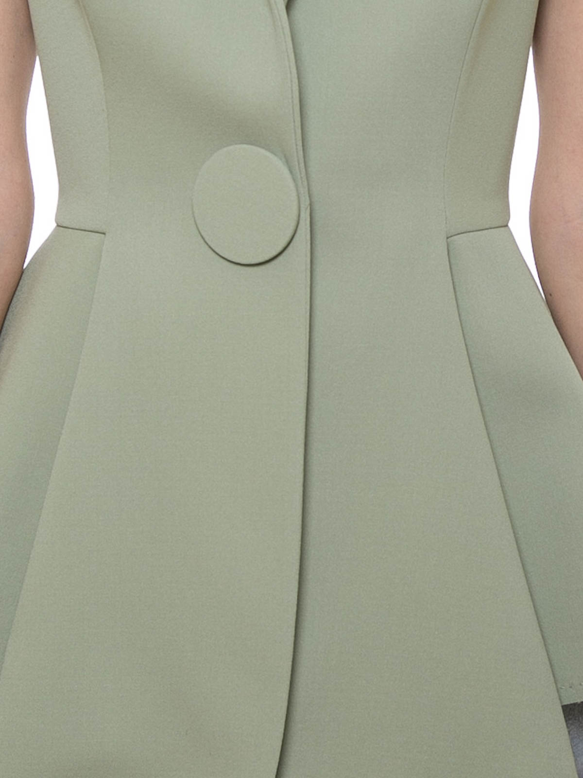 Givenchy Box-pleated sleeveless jacket - Women | 16Y3029062300
