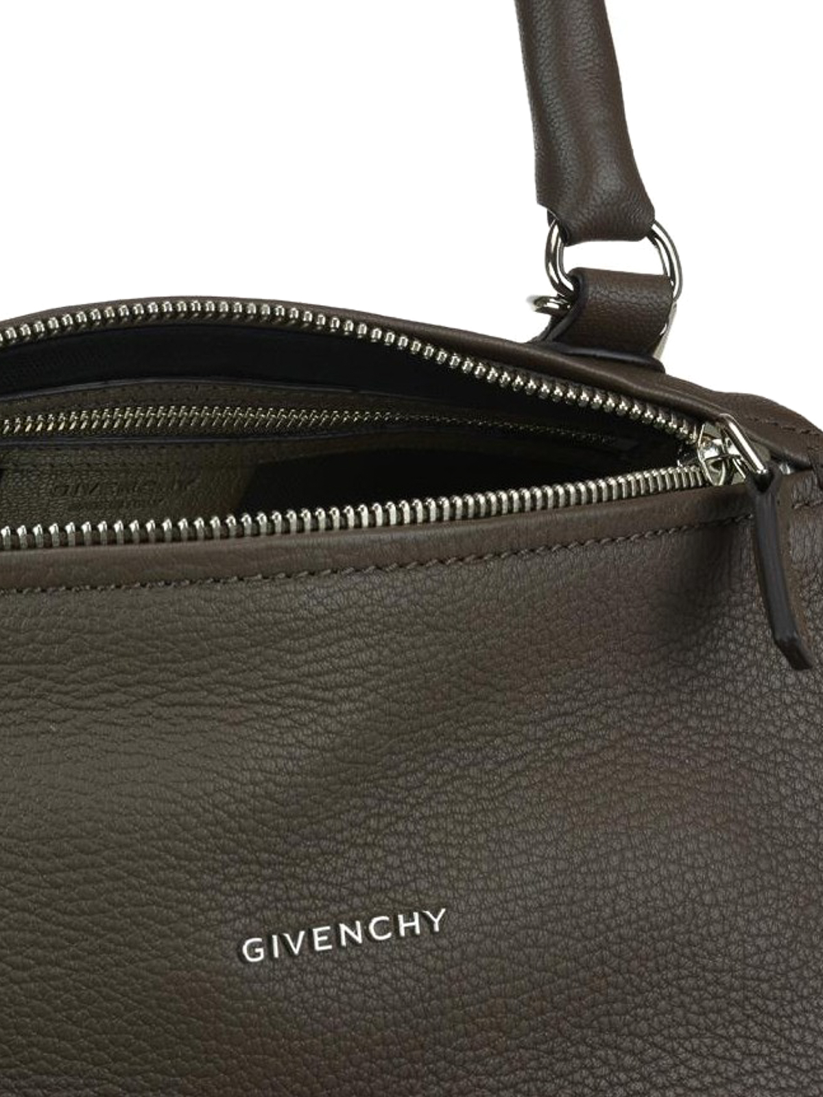 Givenchy Small Pandora Goatskin Leather Shoulder Bag Black