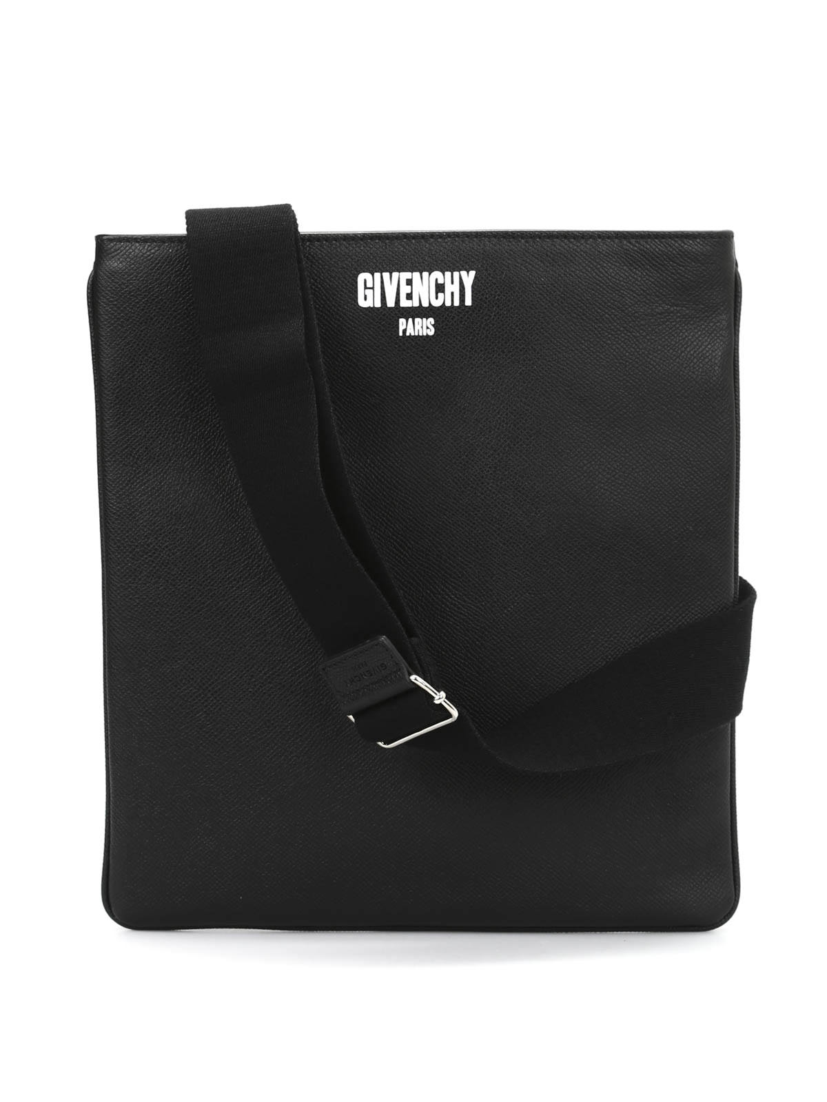 Givenchy Hammered leather crossbody - Black - Men|BJ05251621001 Givenchy Hammered leather crossbody - Black - Men|BJ05251621001