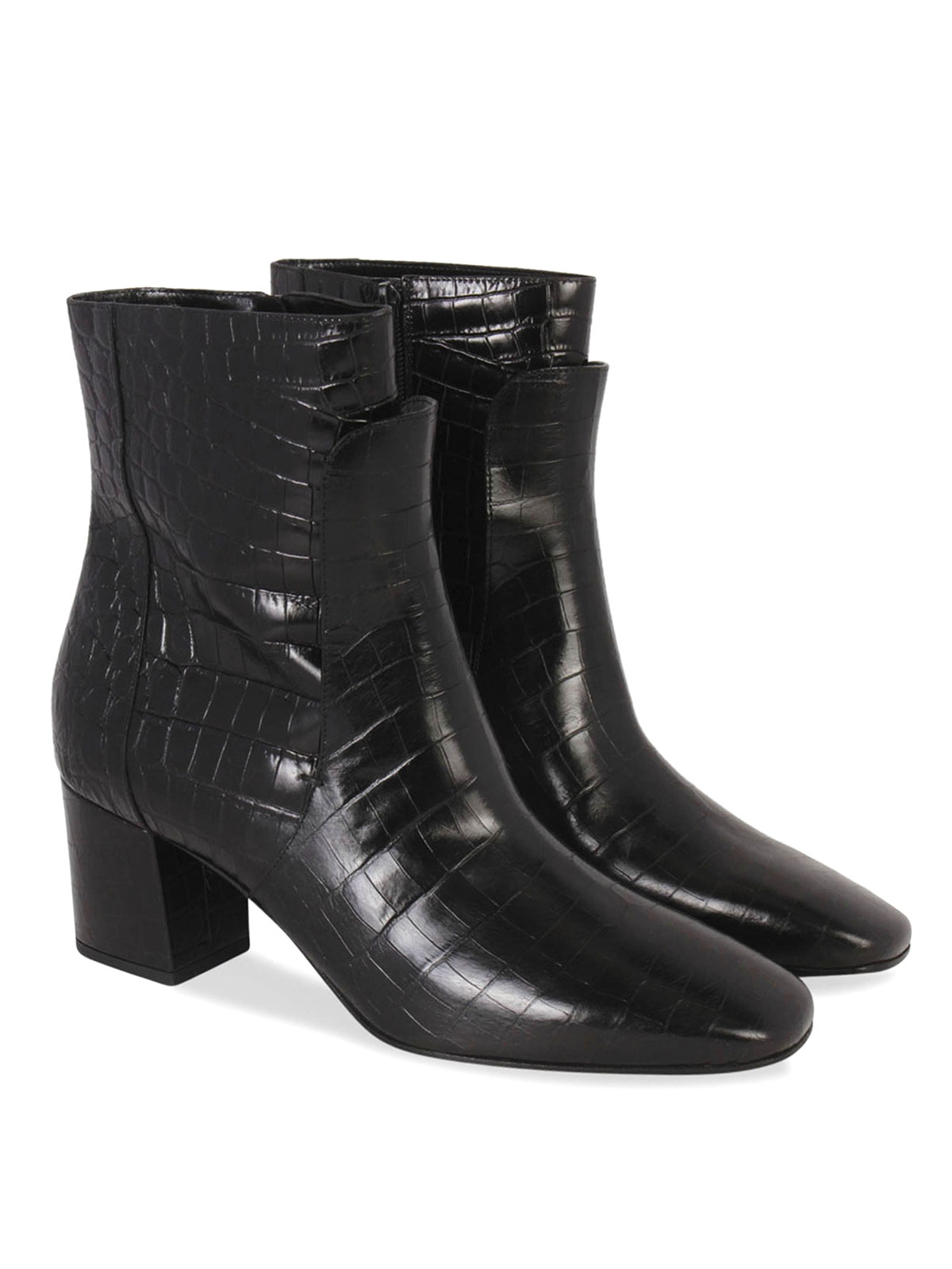 Ankle boots Givenchy - PARIS CROCO PRINTED LEATHER BOOTIES