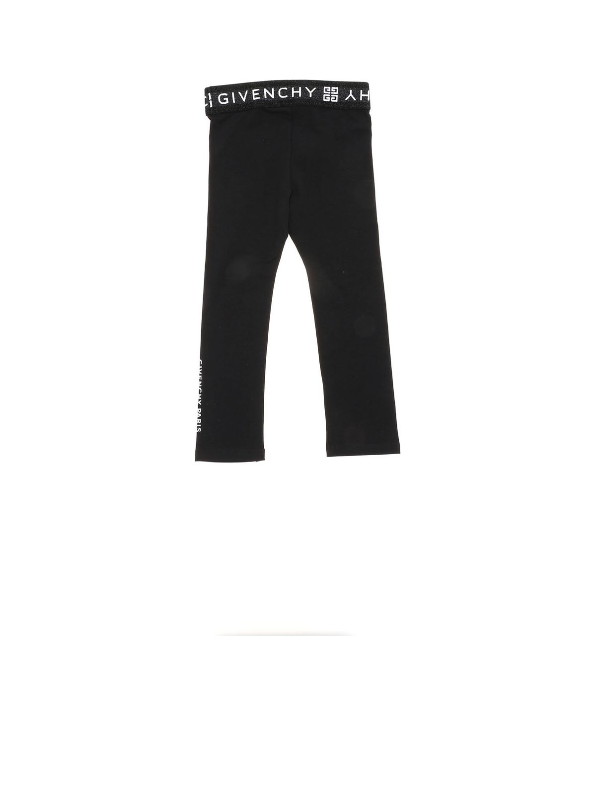 Leggings Givenchy - Black leggings with branded band - H1406409B