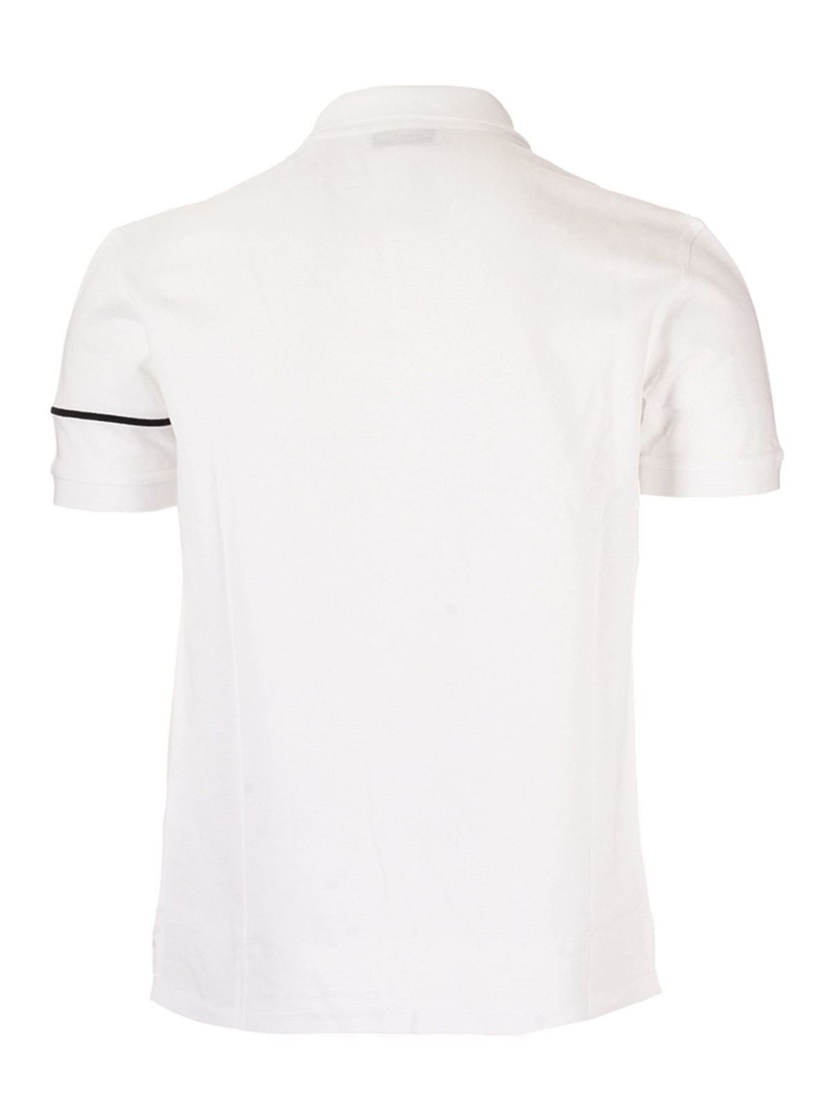Givenchy Split logo polo shirt in white - White | BM70U63006100