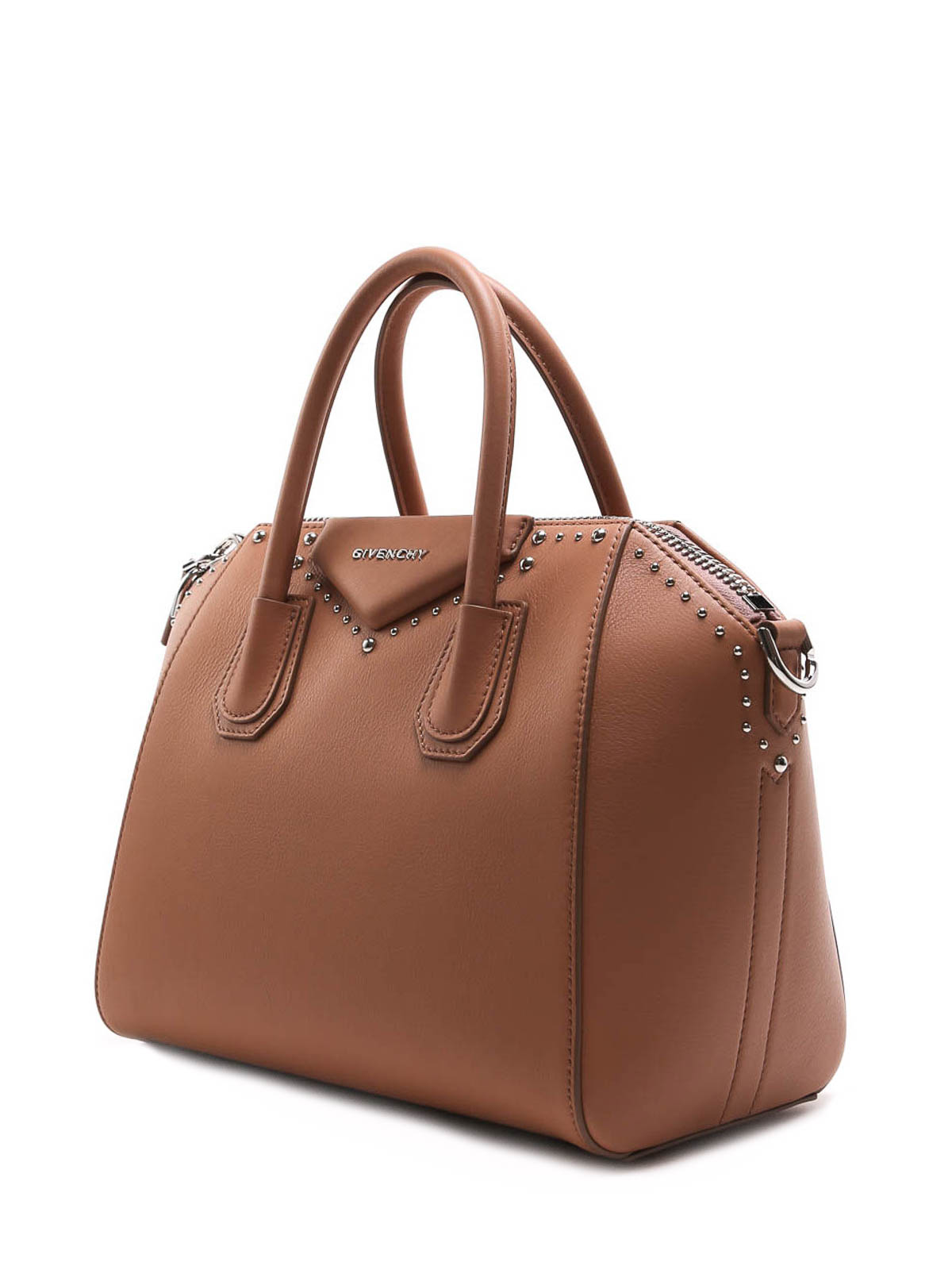 Givenchy Mini Antigona Shoulder Bag in Metallic Leather