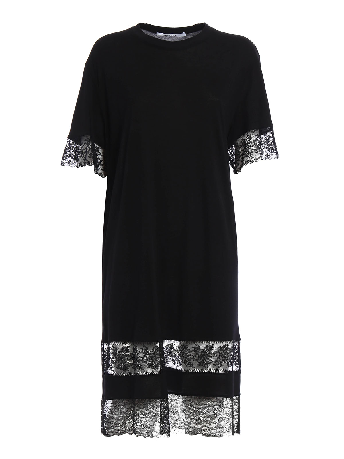 Lejlighedsvis venlige vedlægge Short dresses Givenchy - Sheer lace T-shirt dress - 16U2710405001