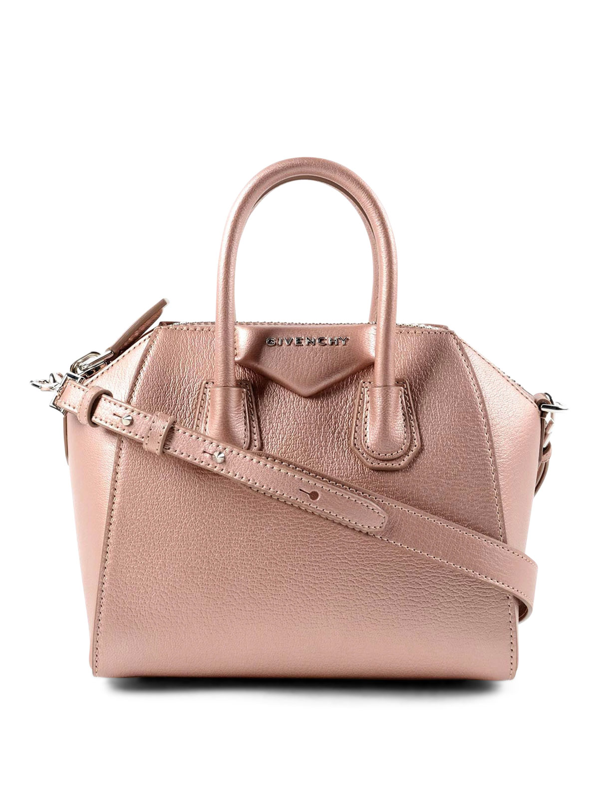 Givenchy 'antigona Mini' Shoulder Bag in Brown
