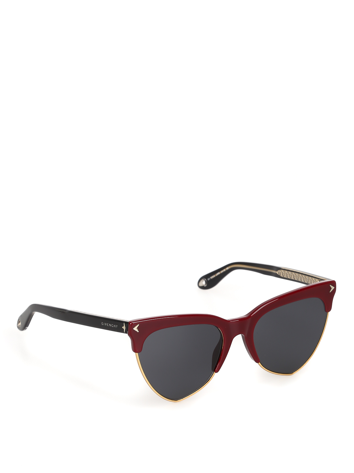 Givenchy | Res Cat Eye Sunglasses Givenchy 53mm Cat Eye Sunglasses in Shiny Red /Bordeaux  main image 2