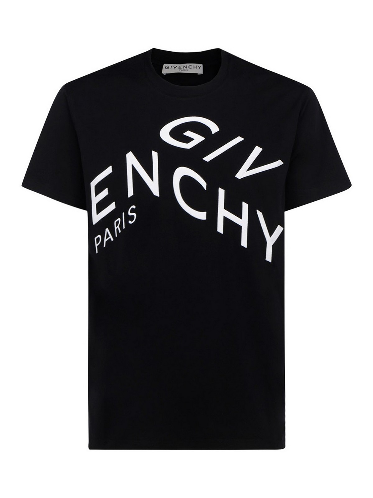 T-shirts Givenchy - Refracted logo cotton T-shirt - BM70YD3002004