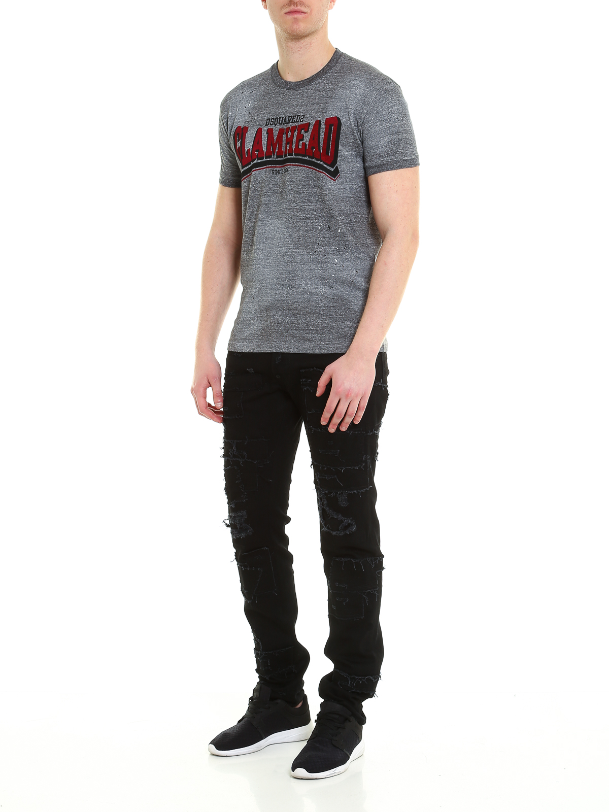 Dsquared2 Tシャツ メンズ - グレー|S71GD0494S22240860M