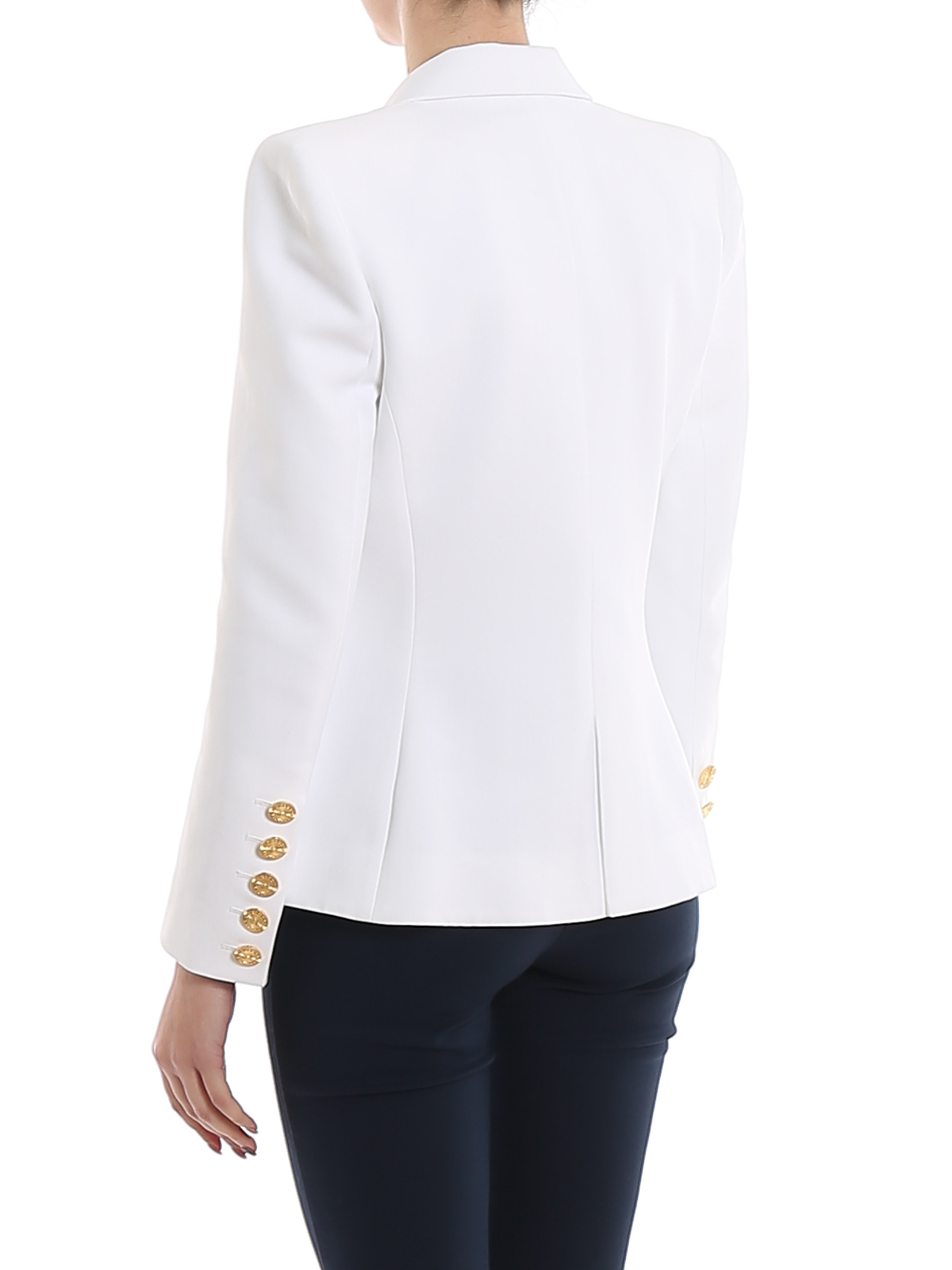 ジャケット ALEXANDRE VAUTHIER Ivory stretch viscose blend blazer Alexandre Vauthier single-breasted Blazer | White | FARFETCH