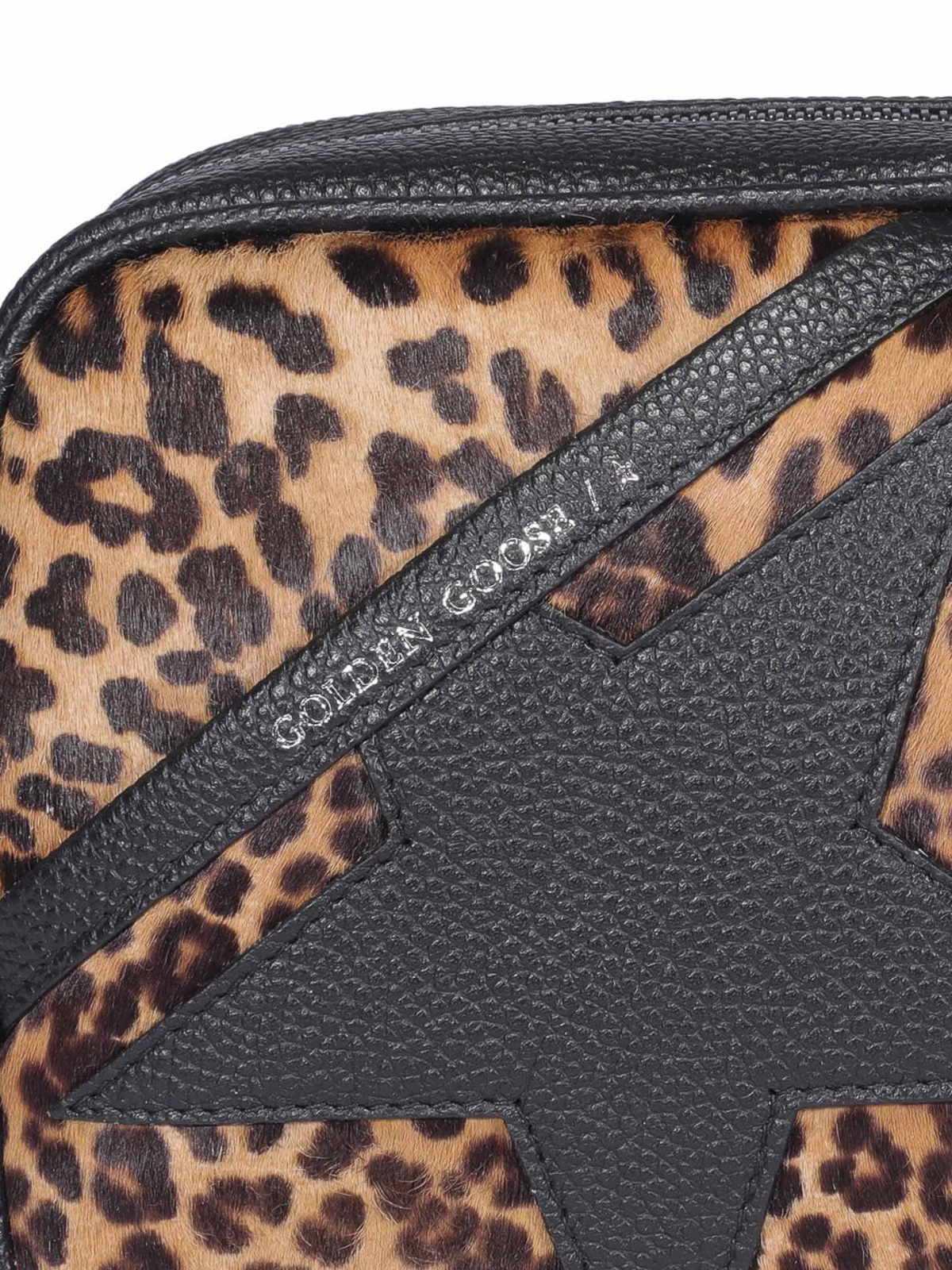 Parker Medium Animal Print Calf Hair Shoulder Bag