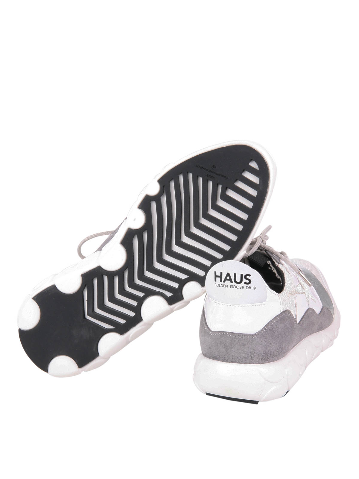 kål nærme sig Foresee Trainers Golden Goose - Haus mesh and leather sneakers - H29WS675B1