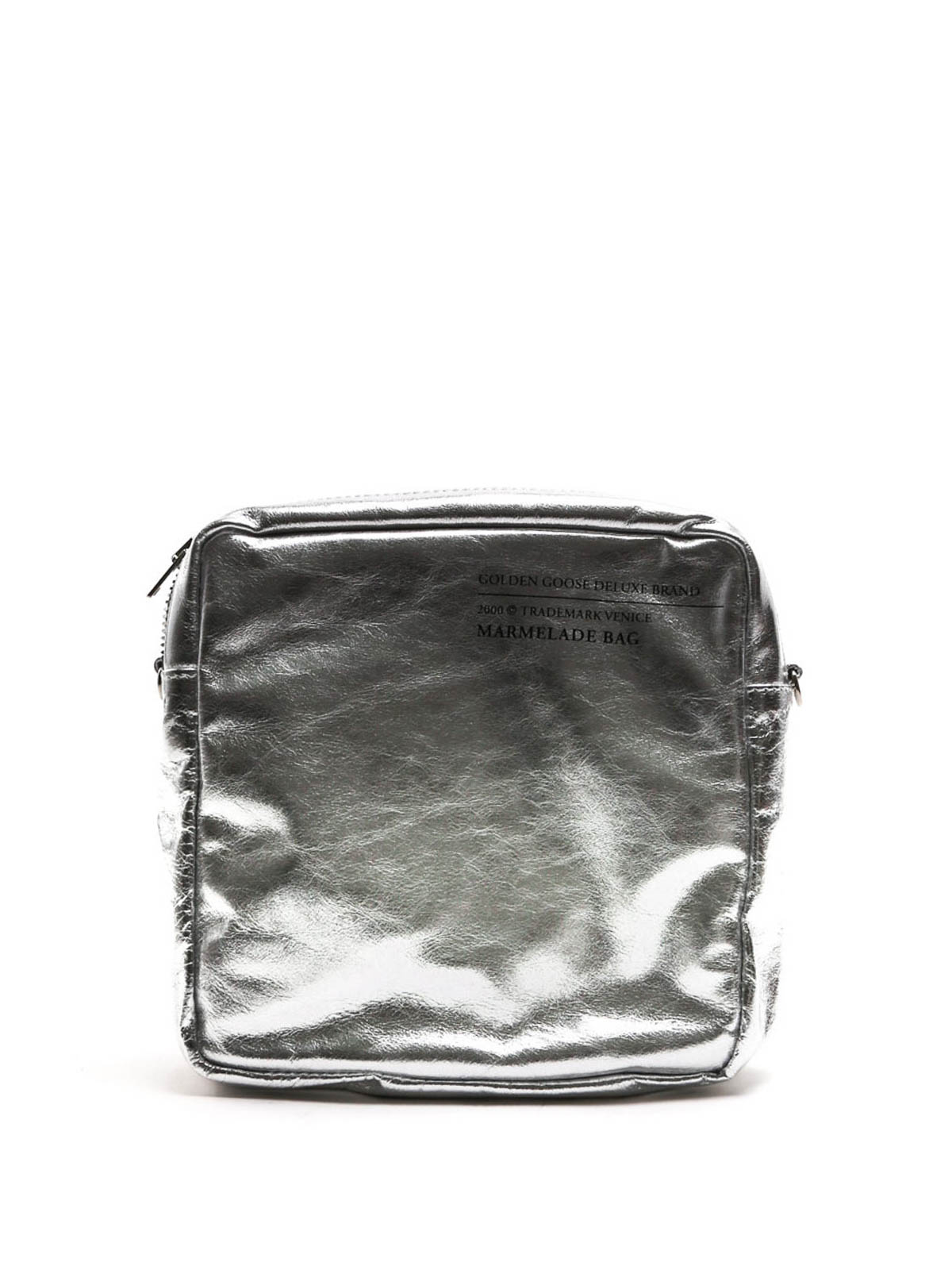 クロスボディバッグ Golden Goose - Silver-tone nappa Marmelade Bag