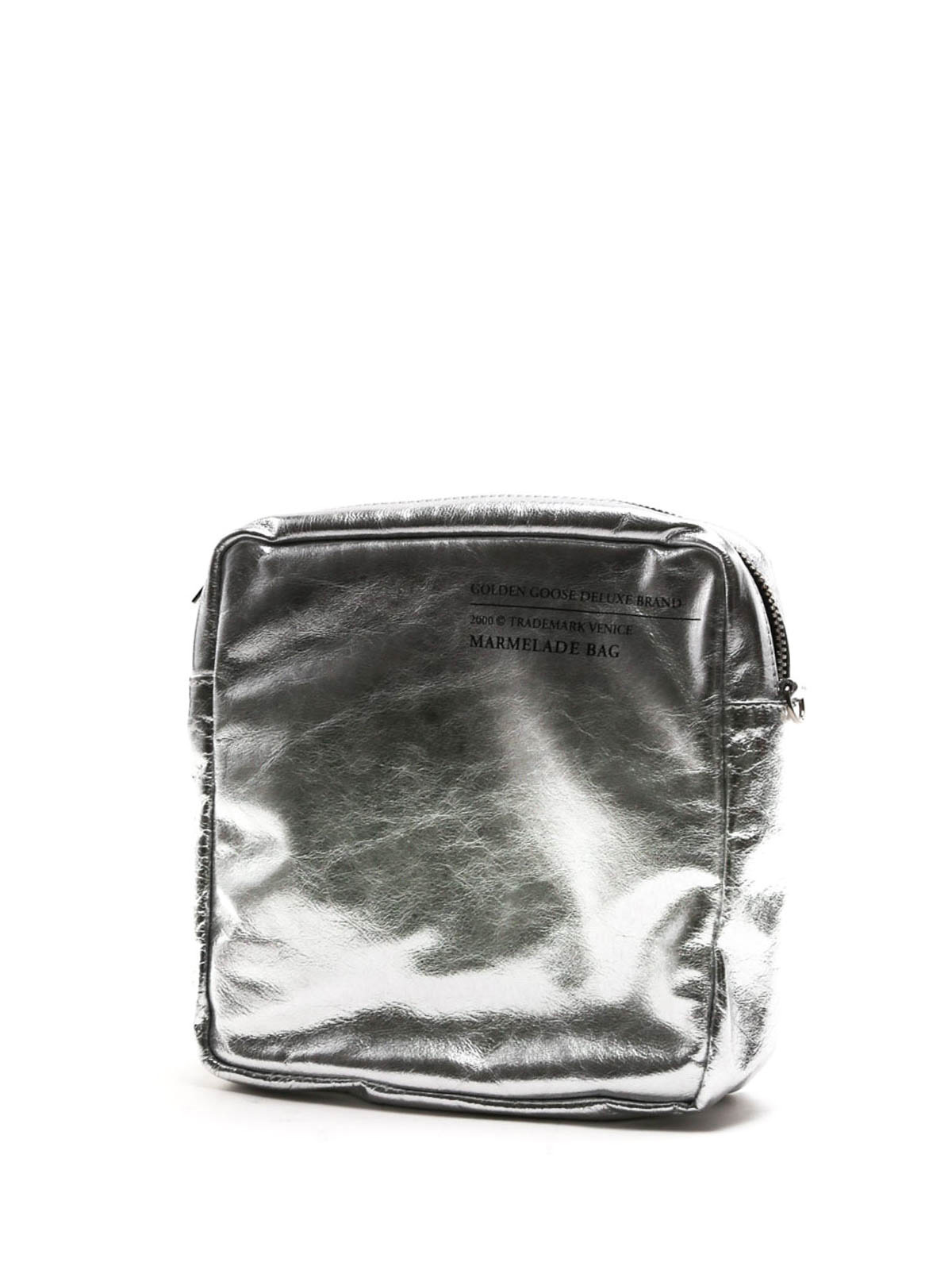 クロスボディバッグ Golden Goose - Silver-tone nappa Marmelade Bag