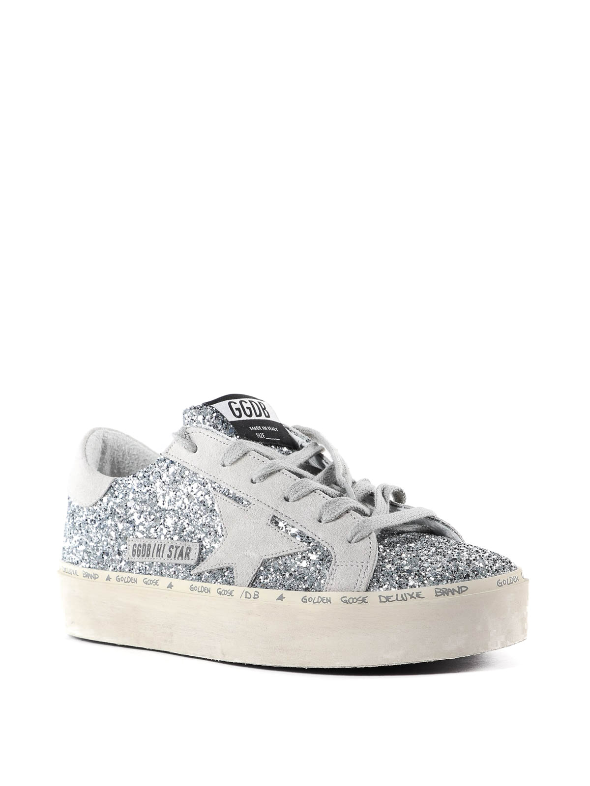 Golden Goose Shoes White Limited Edition Hi Star Nyc Graphic Platform  Sneakers, New in Box WA001 - Julia Rose Boston | Shop