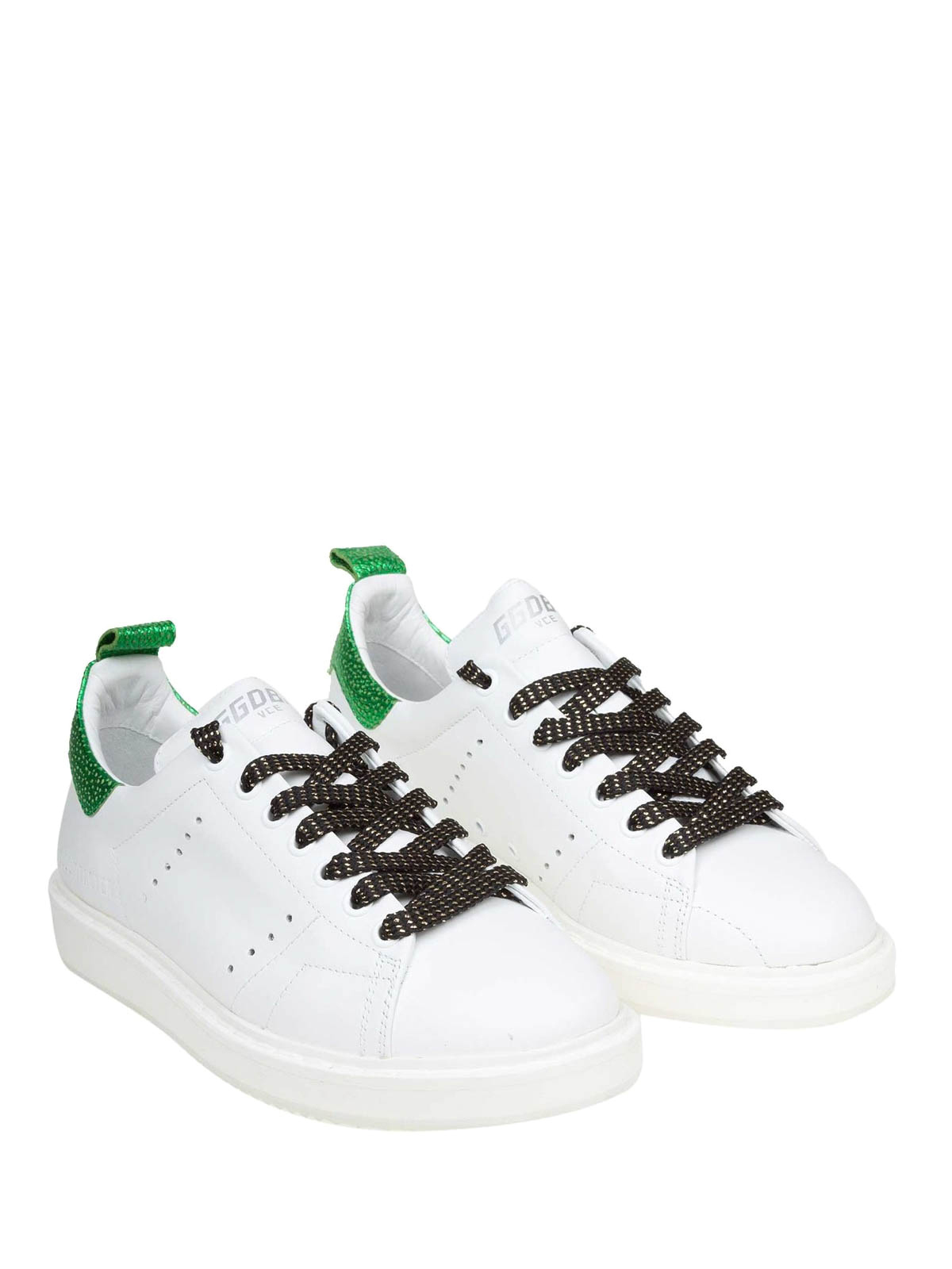 Golden Goose Starter lace-up sneakers with lurex laces