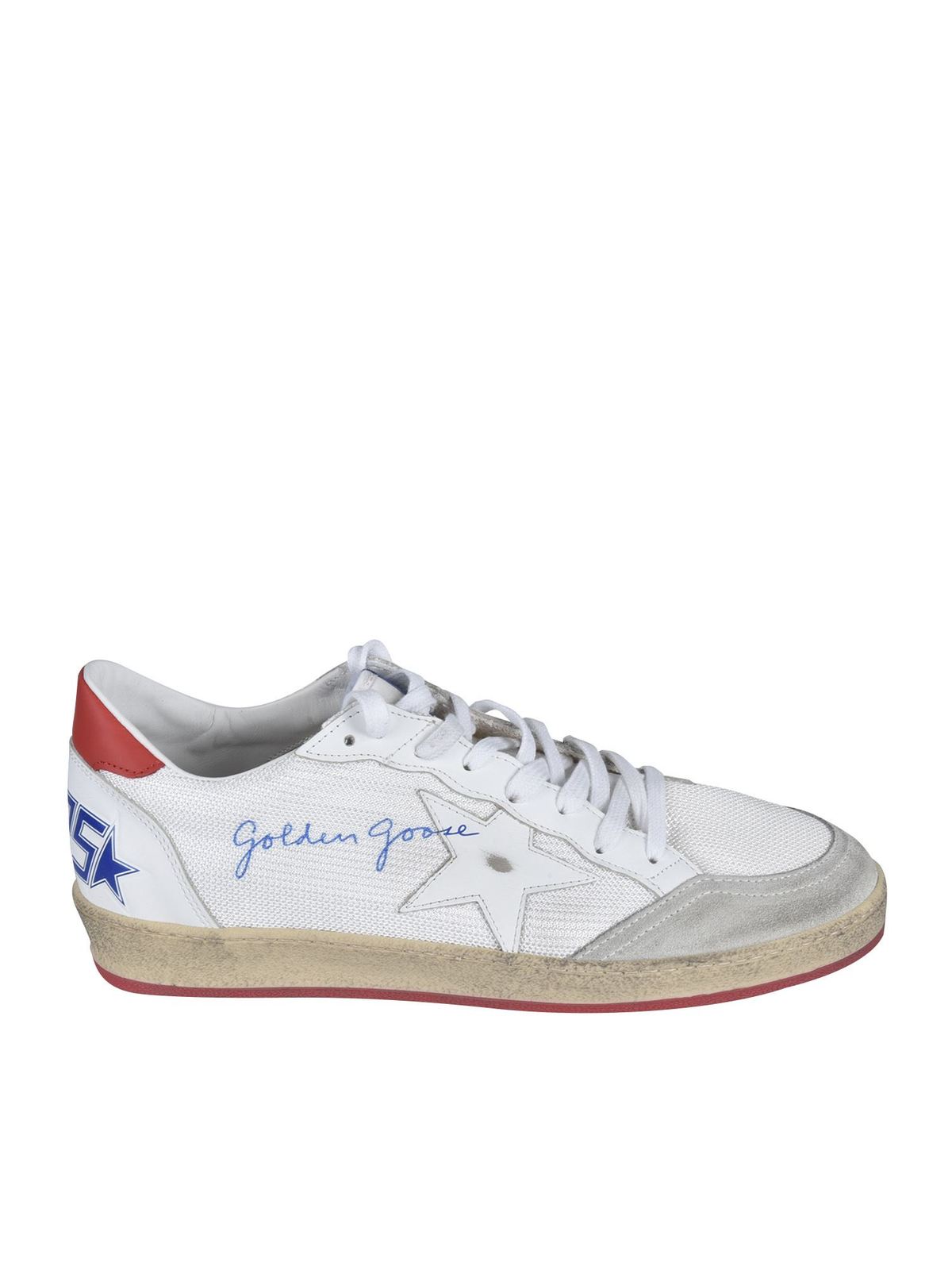 Sneakers Ball Star in tessuto bianche