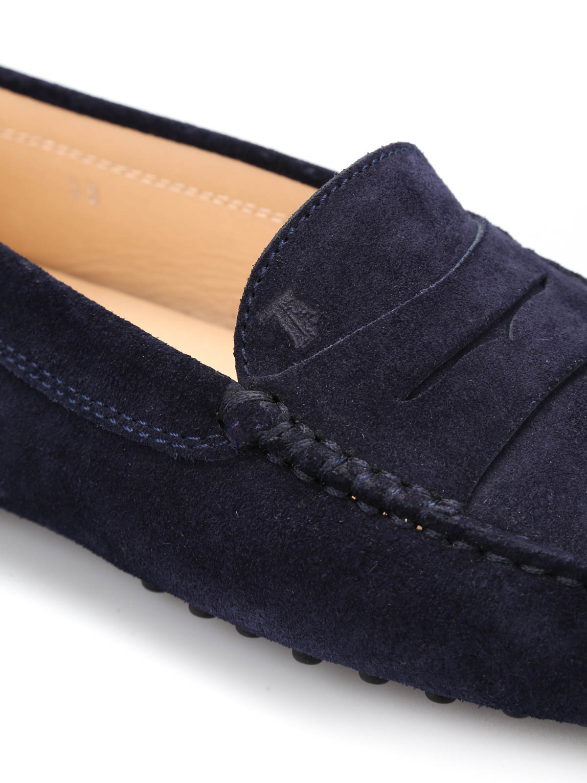 Shop Tod's Mocasines/zapatillas Azul Oscuro