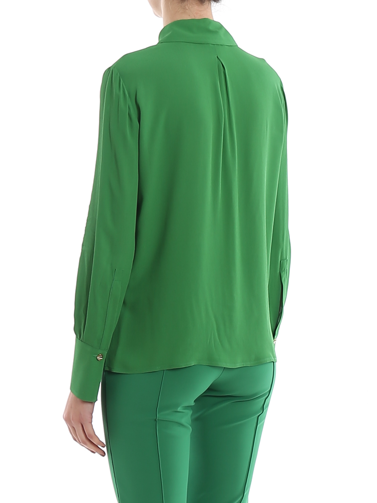 Camicia verde sale elisabetta franchi