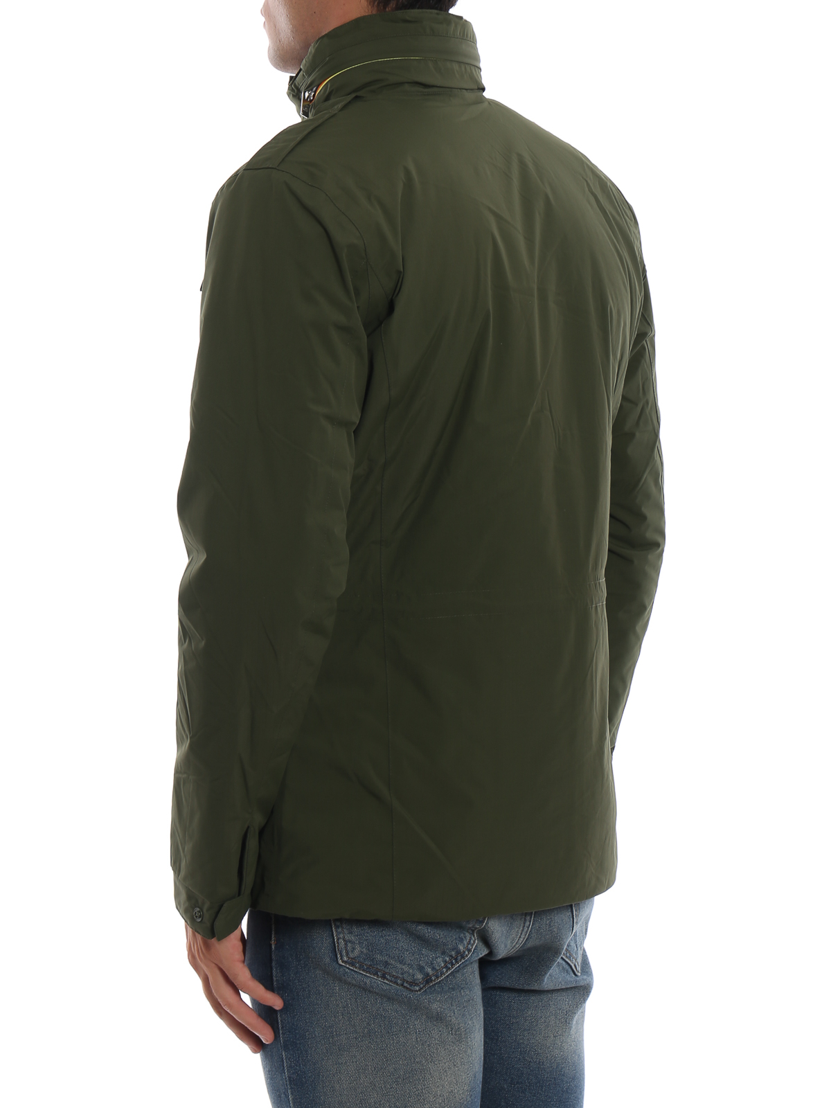 【新品未使用】Nylon Ripstop Field Jacket Ｍ K-way Green Ripstop nylon Marmotta field jacket - Men