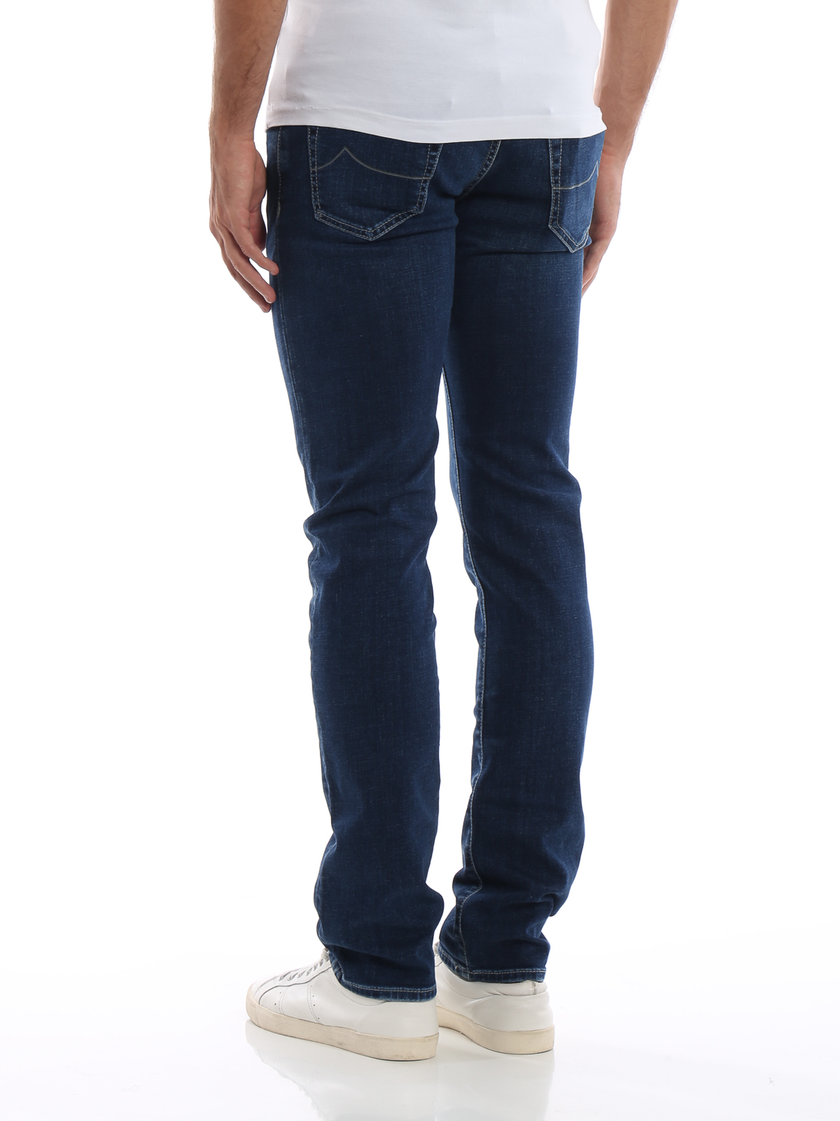 niezen commentator Klaar Straight leg jeans Jacob Cohen - Grey calfhair tag style 622 medium wash  jeans - J62200703W3