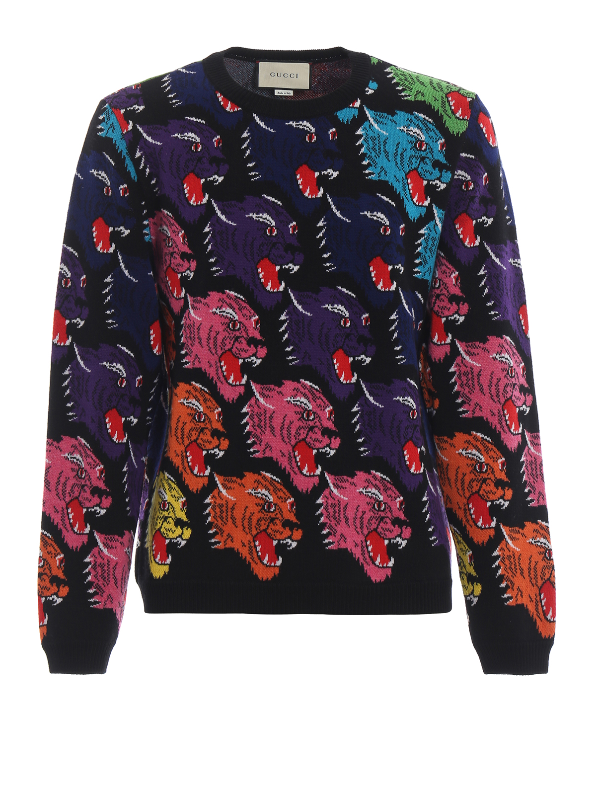 Gucci, Sweaters, Gucci Tiger Intarsia Sweater