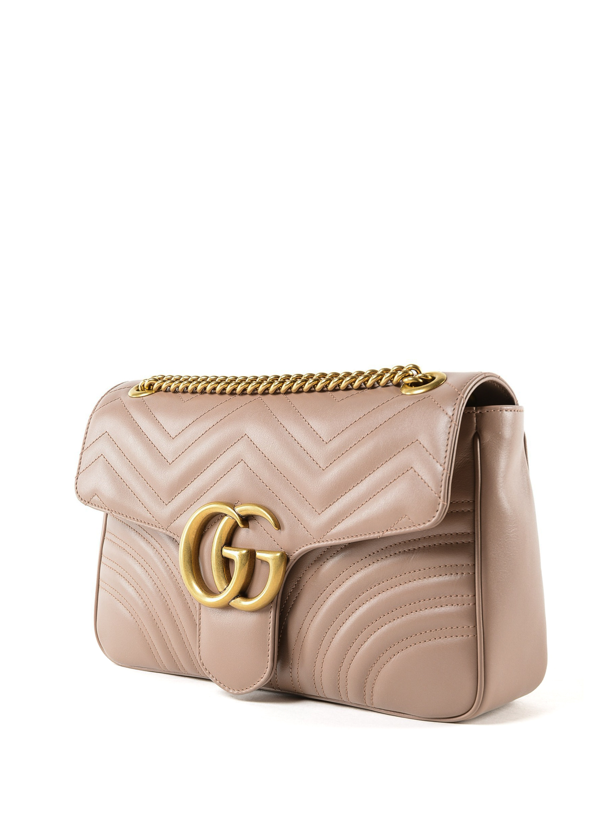 GG Marmont Medium Leather Wallet in Pink - Gucci