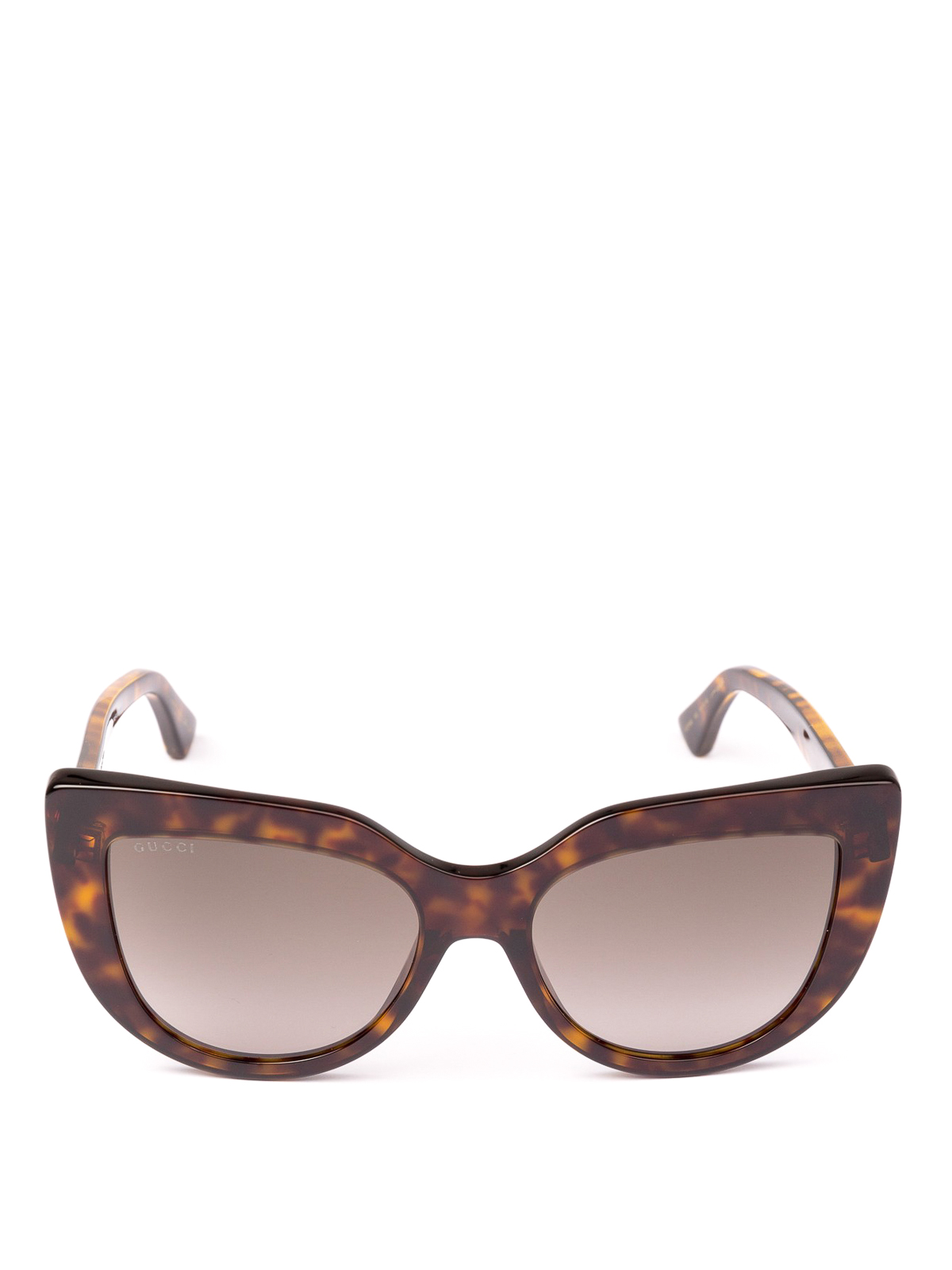 Gucci Dark havana cat eye sunglasses - Brown - Women|GG0164S002 display picture 2