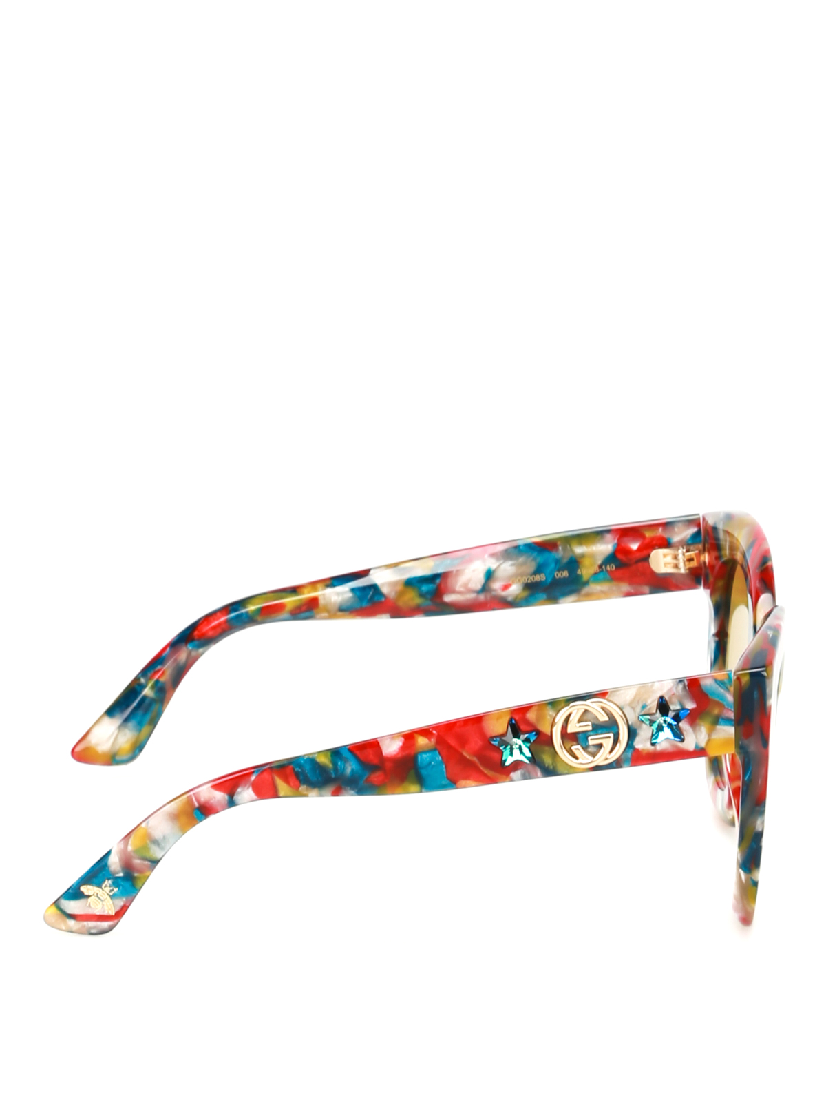 Pastor Muligt metodologi Sunglasses Gucci - Multicolour acetate sunglasses - GG0208S006