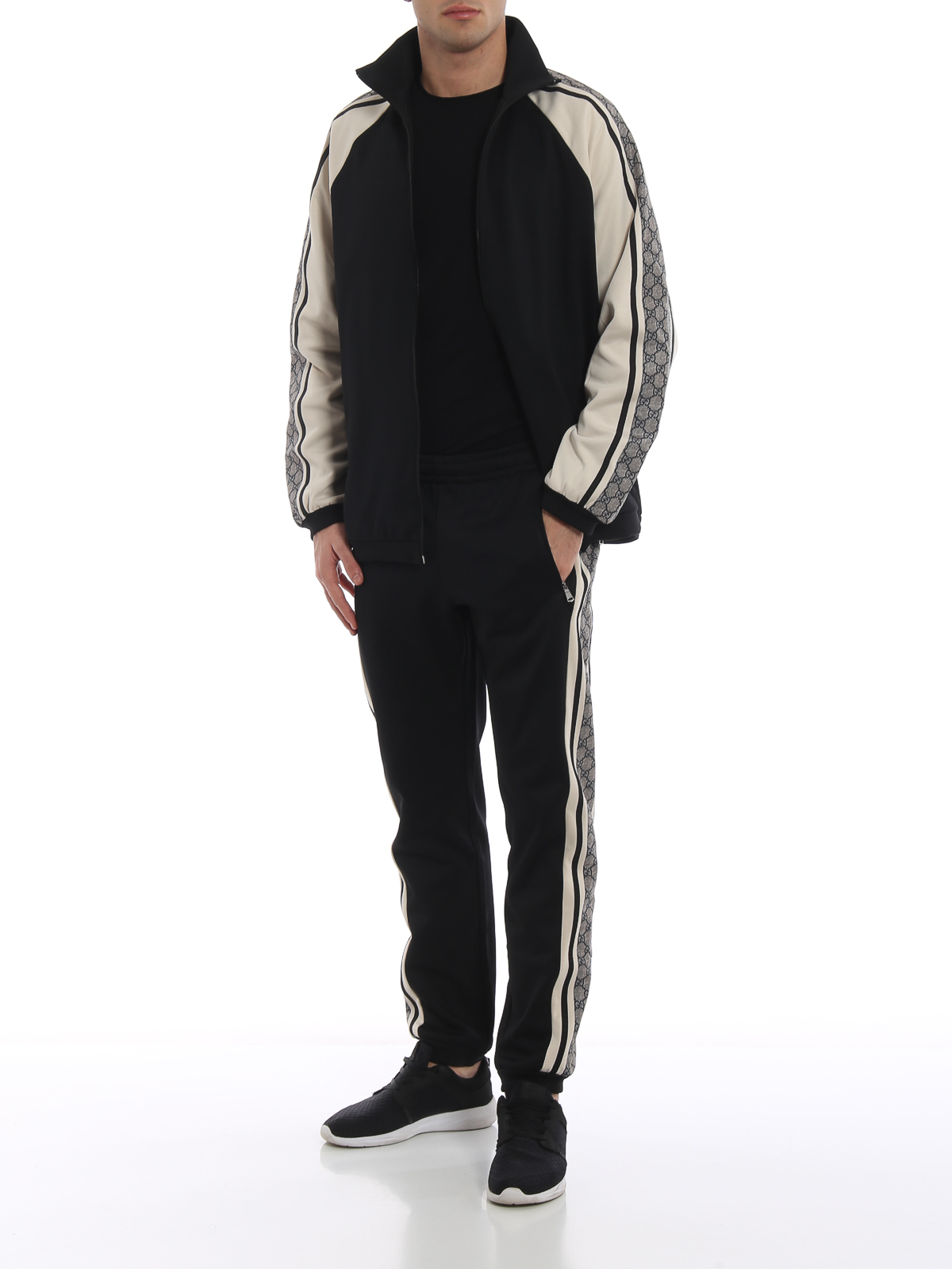 Gg technical jersey jogging pant on sale