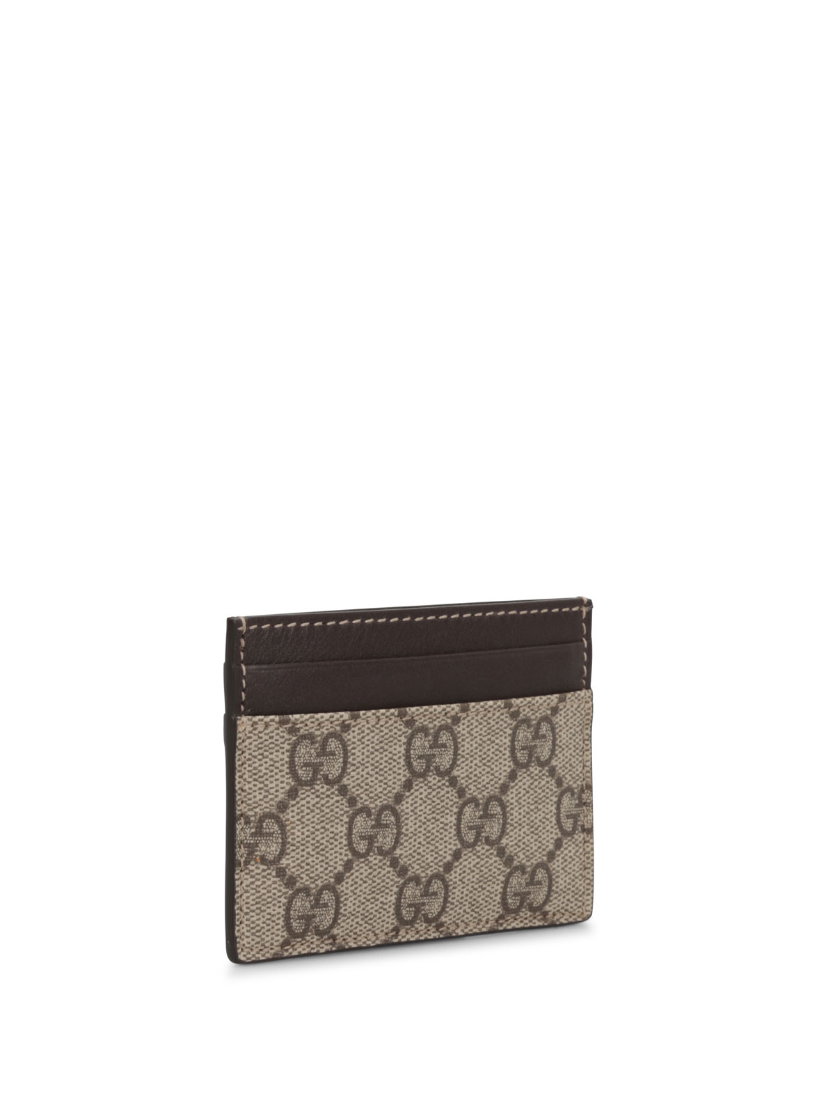 Gucci Bee Print GG Supreme Wallet in Gray for Men